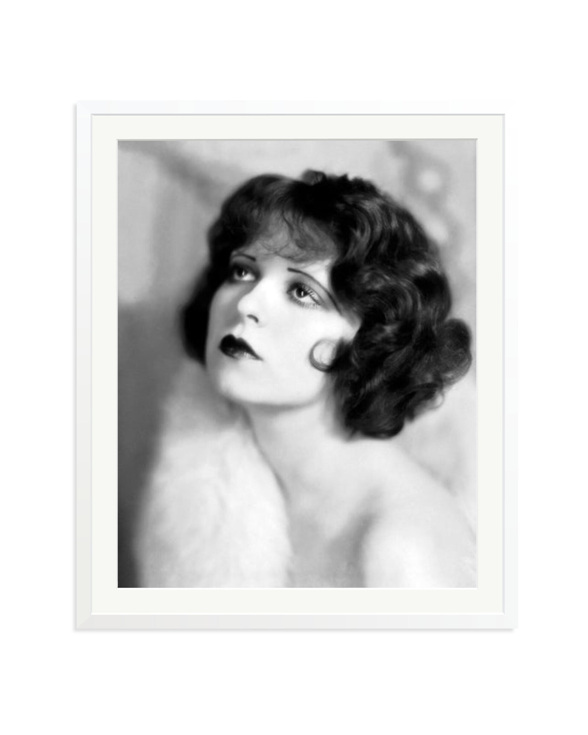 Clara Bow Portrait White / XXL