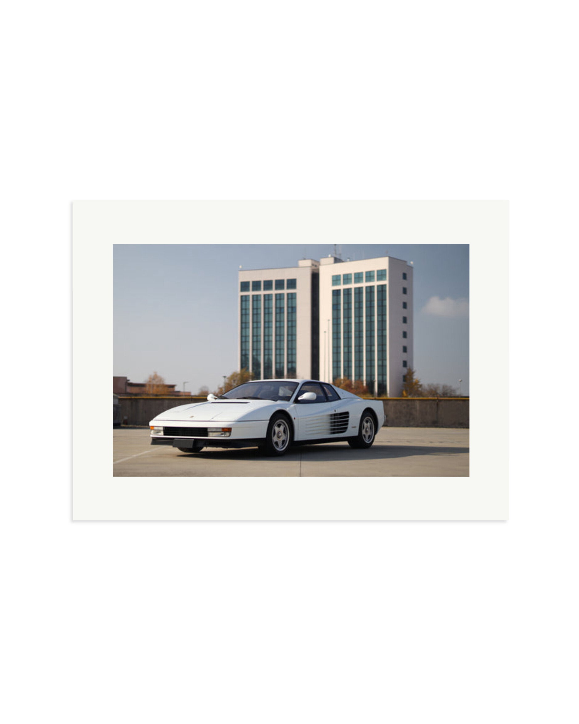 Ferrari Testarossa 01 Print Only / XL