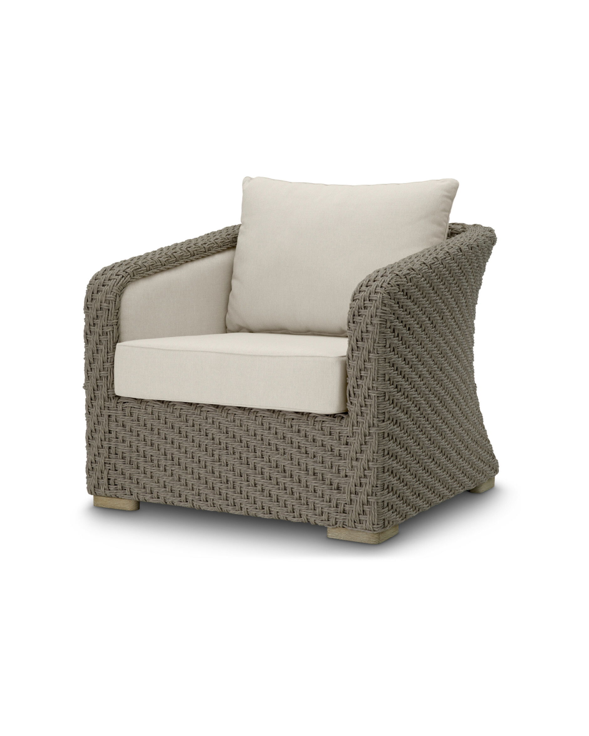 Bryson fåtölj viola sand