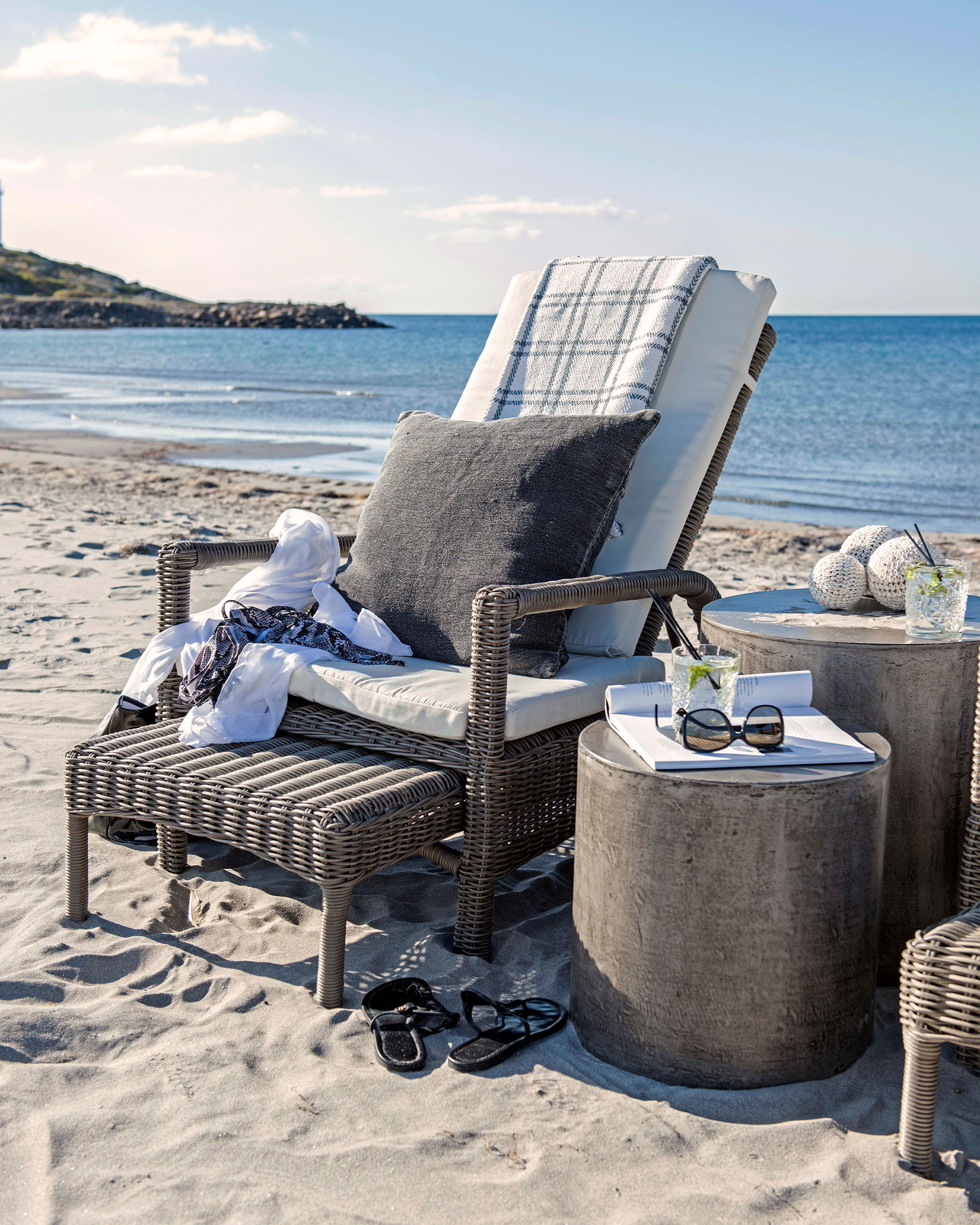 Doloma Beistelltisch Grau