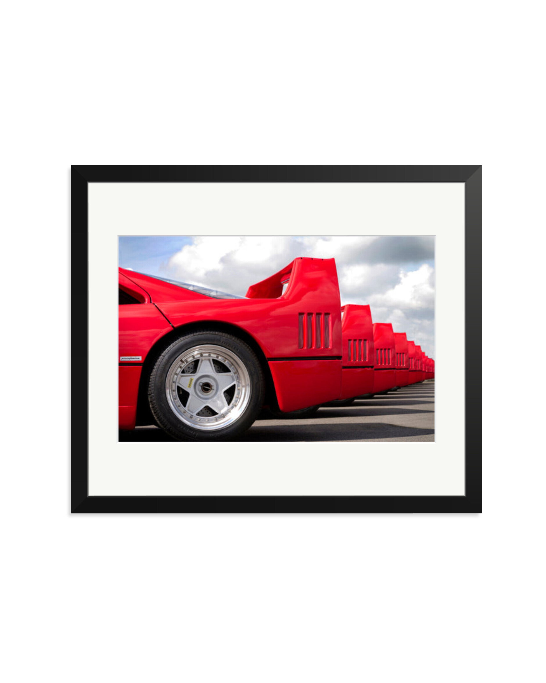 Group of Ferrari F40's Black / Large