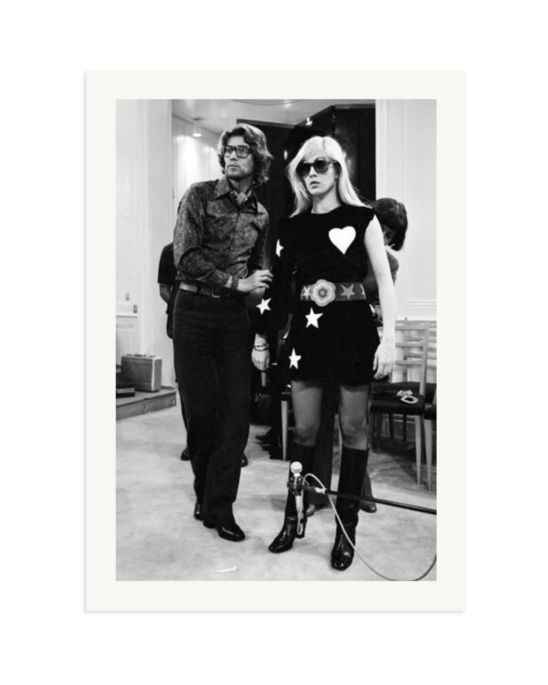 Sylvie Vartan at Yves Saint Laurent Print Only / XXL