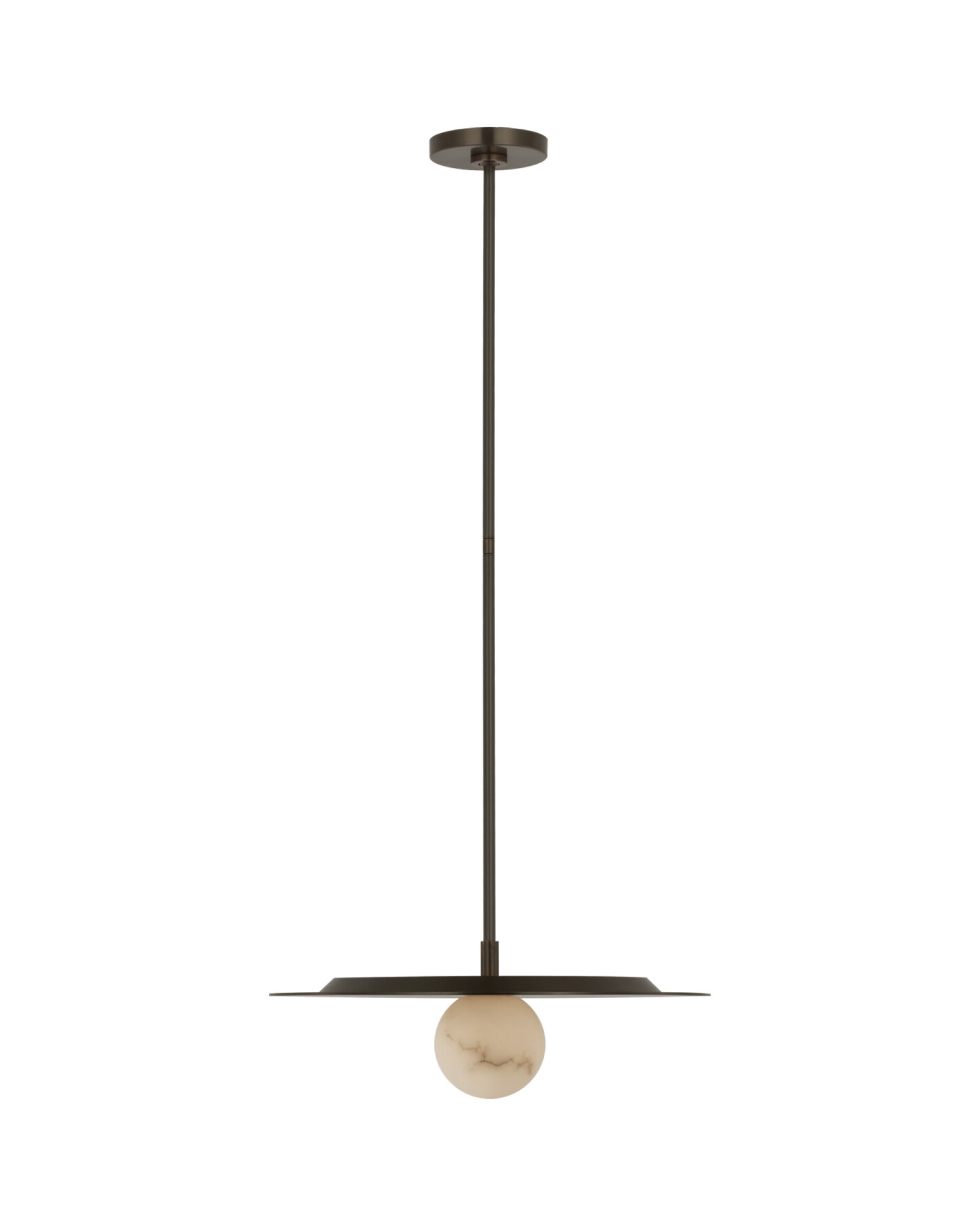 Pertica 18" Disc Pendant Mirrored Bronze