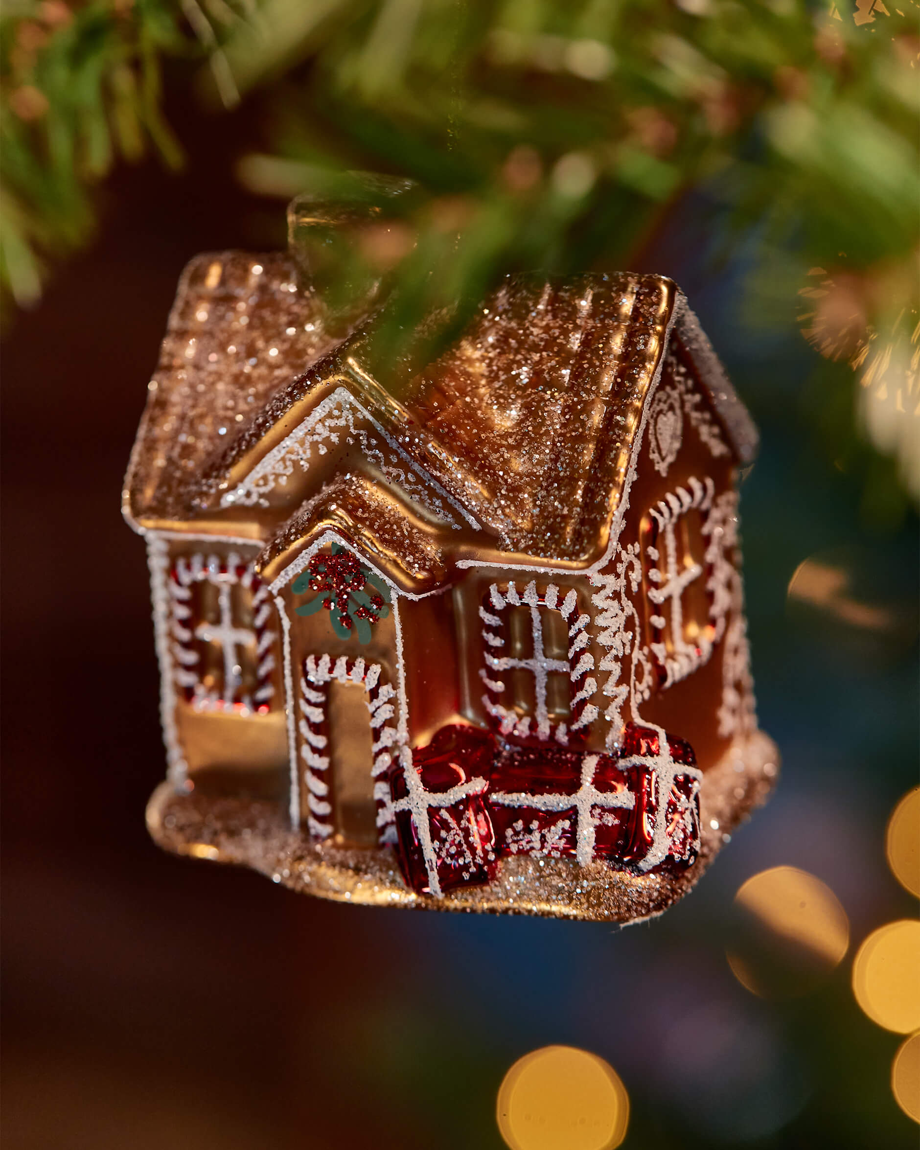 Peder-joulukoriste, piparkakkutalo kulta