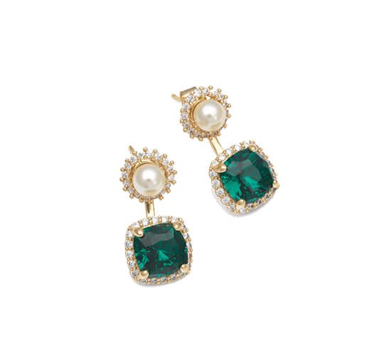 Colette örhängen emerald