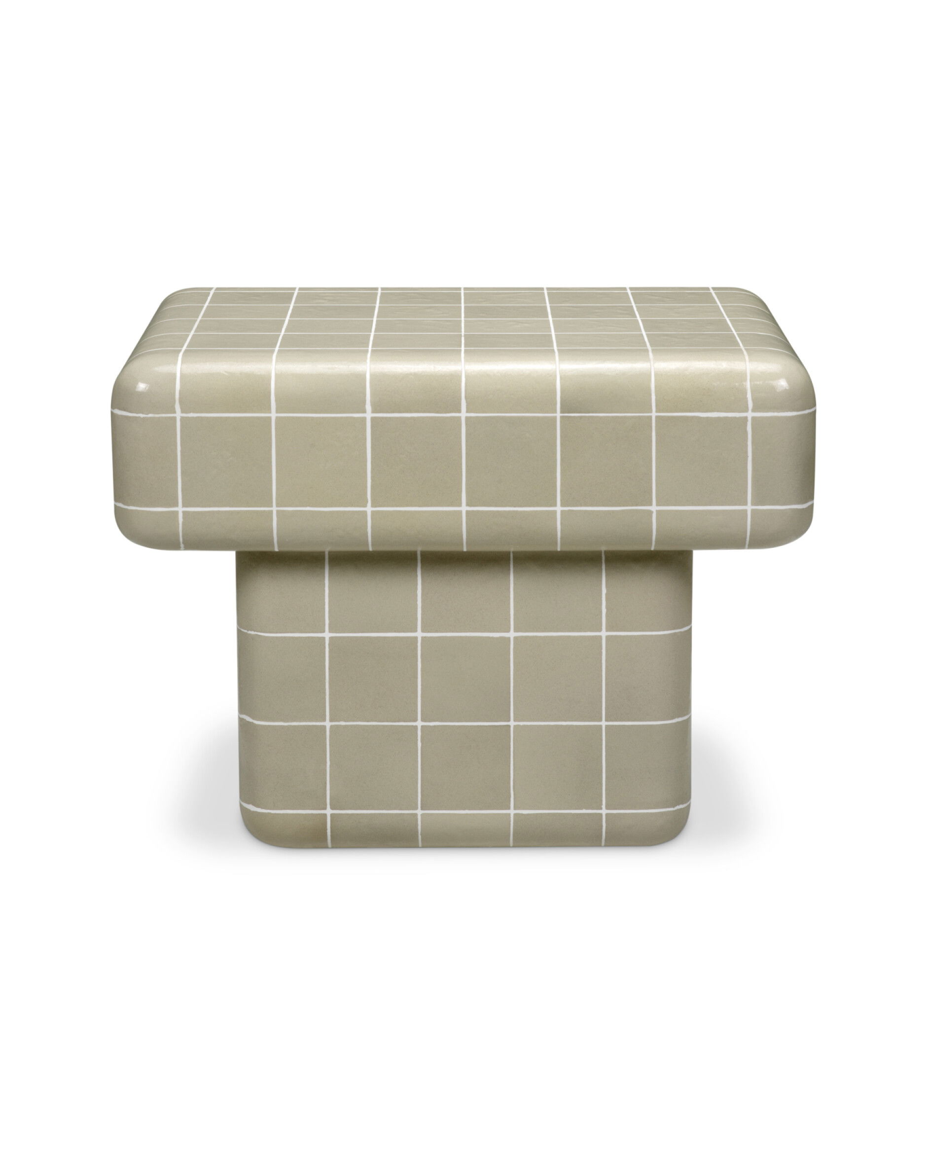 Mateo Side Table Light Grey