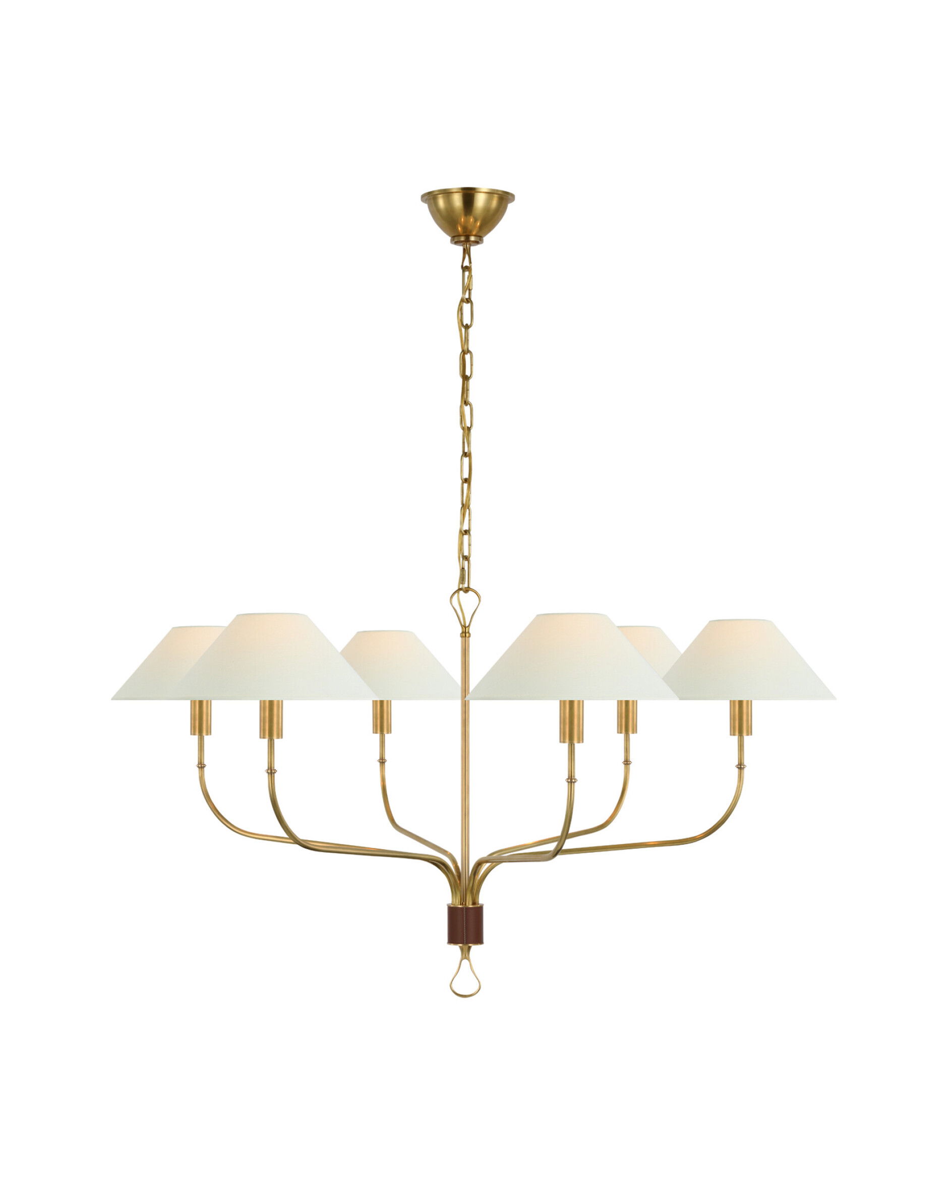 Griffin takkrona antik mässing XL