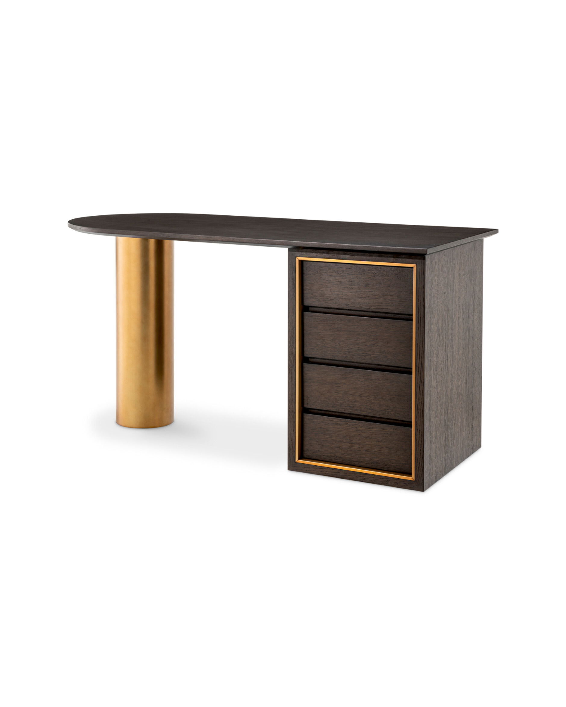 Del Rio skrivbord mocha oak veneer