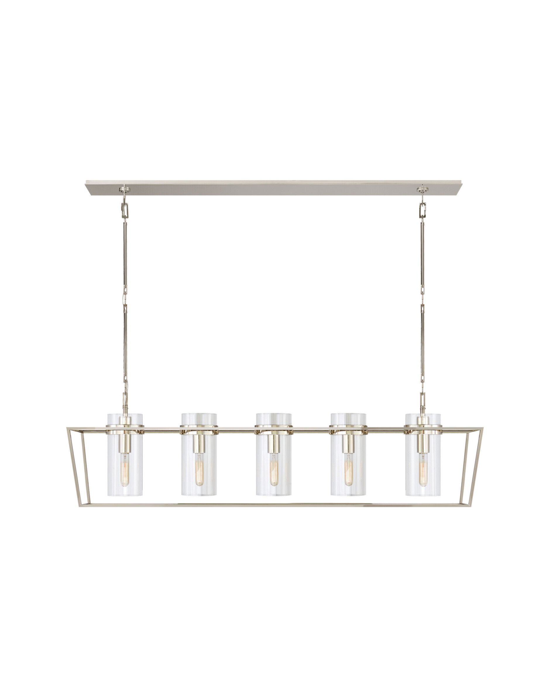 Presidio taklampa linjär nickel