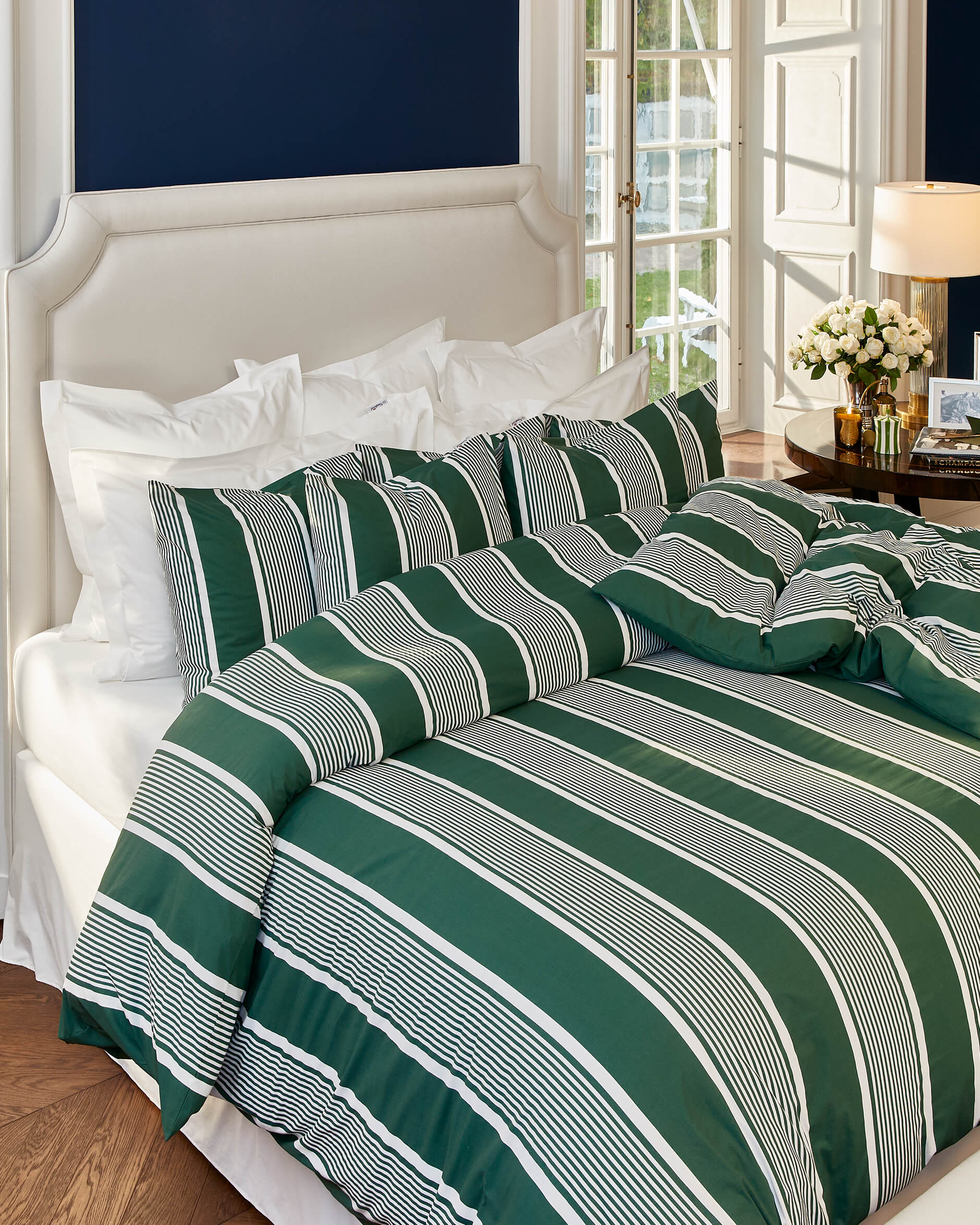 Louisville örngott grön 2-pack