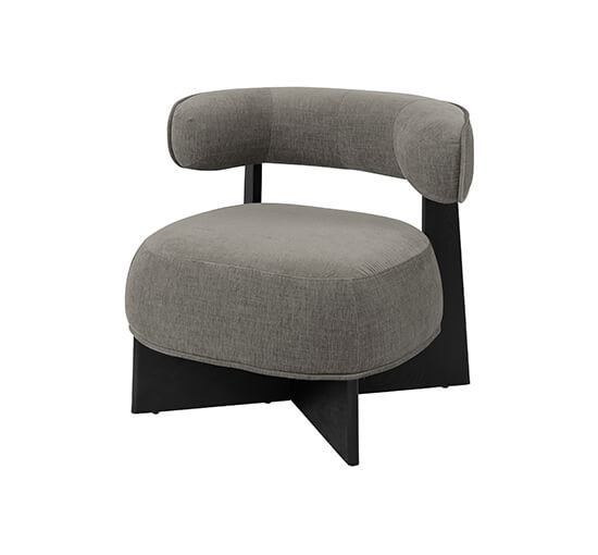 Hailey taupe - Porto Armchair Hailey Curry