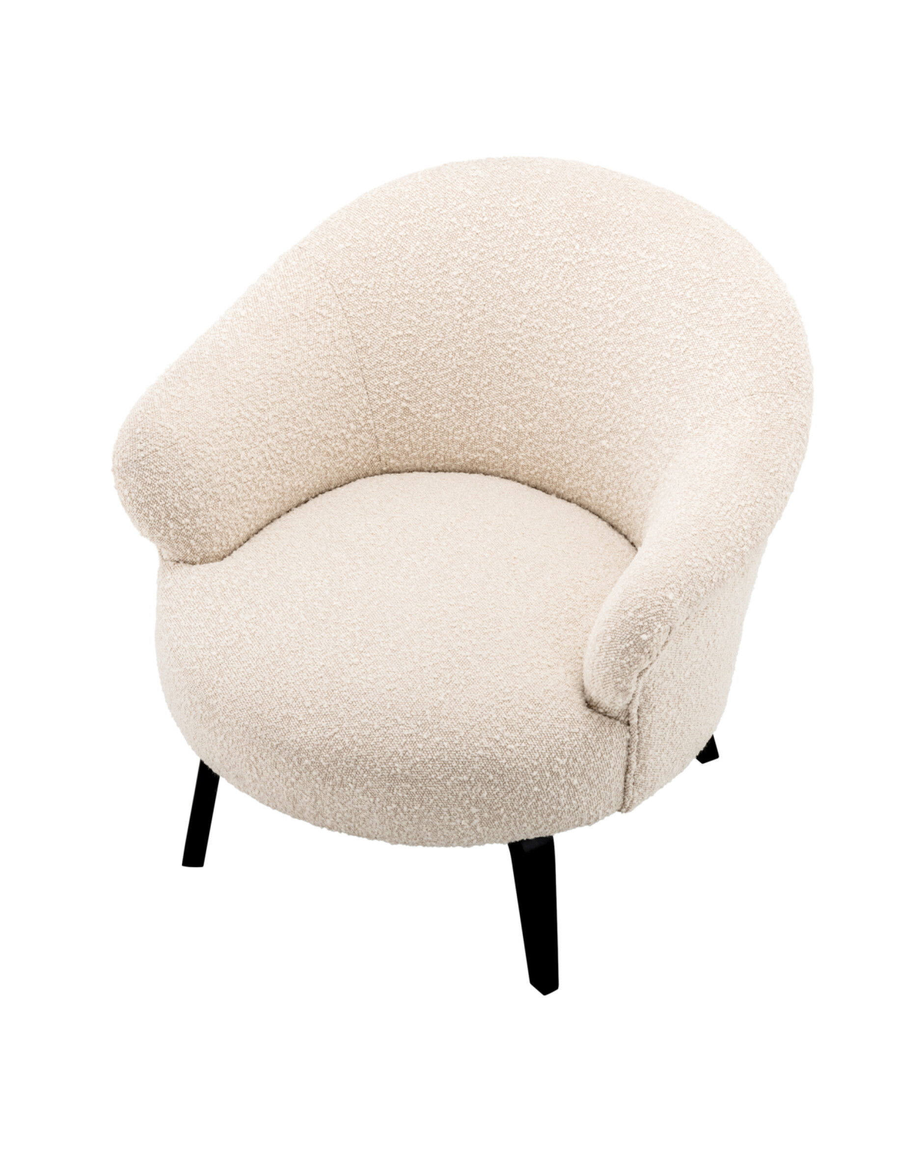Moretti fåtölj bouclé cream