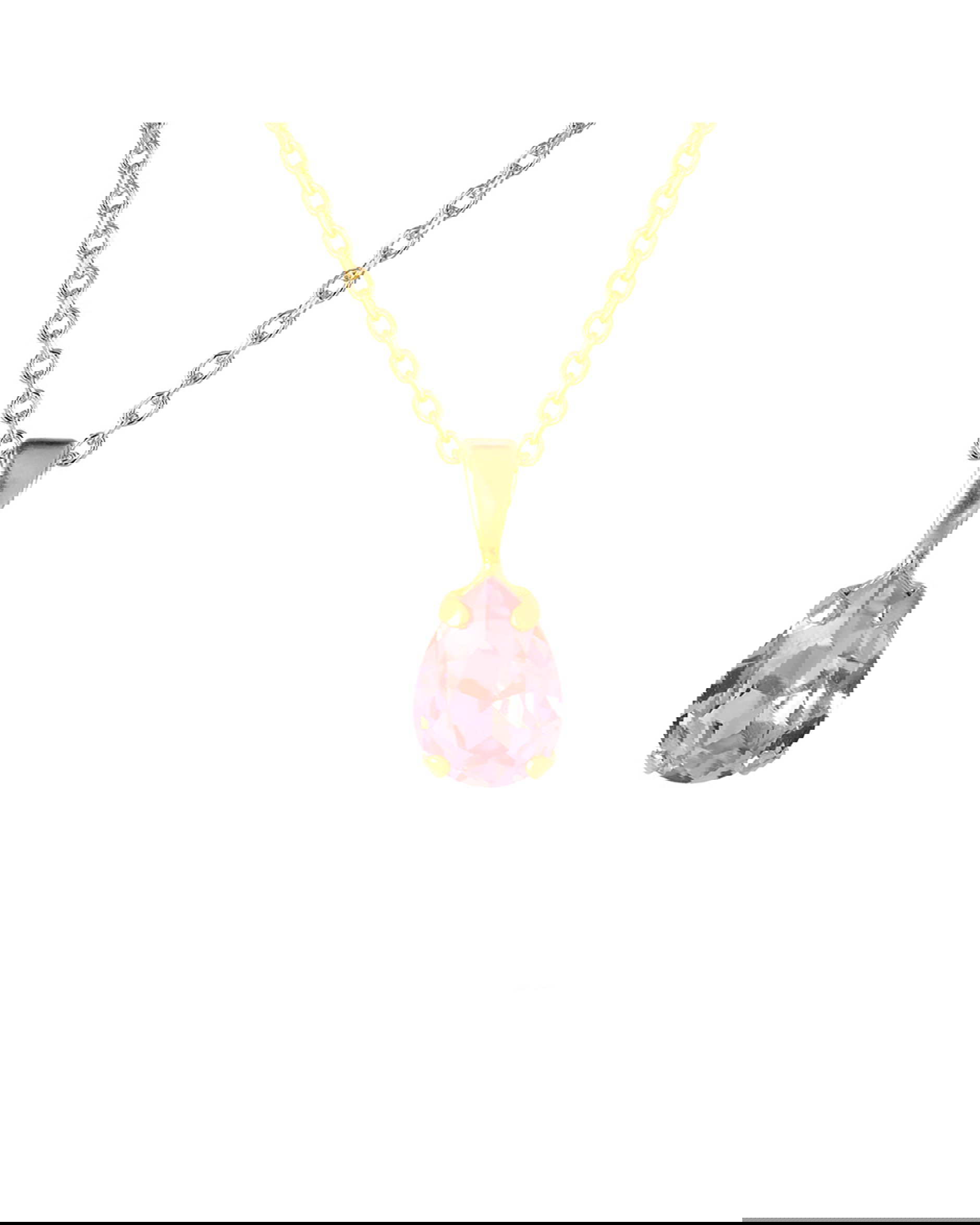 Petite Drop kaulakoru light rose