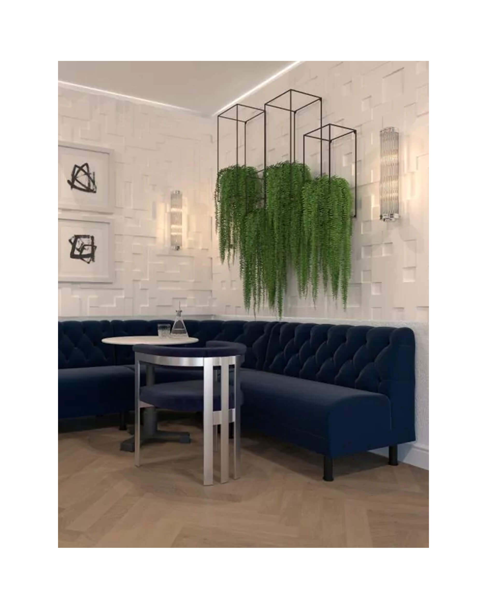 Rochdale soffa blå OUTLET