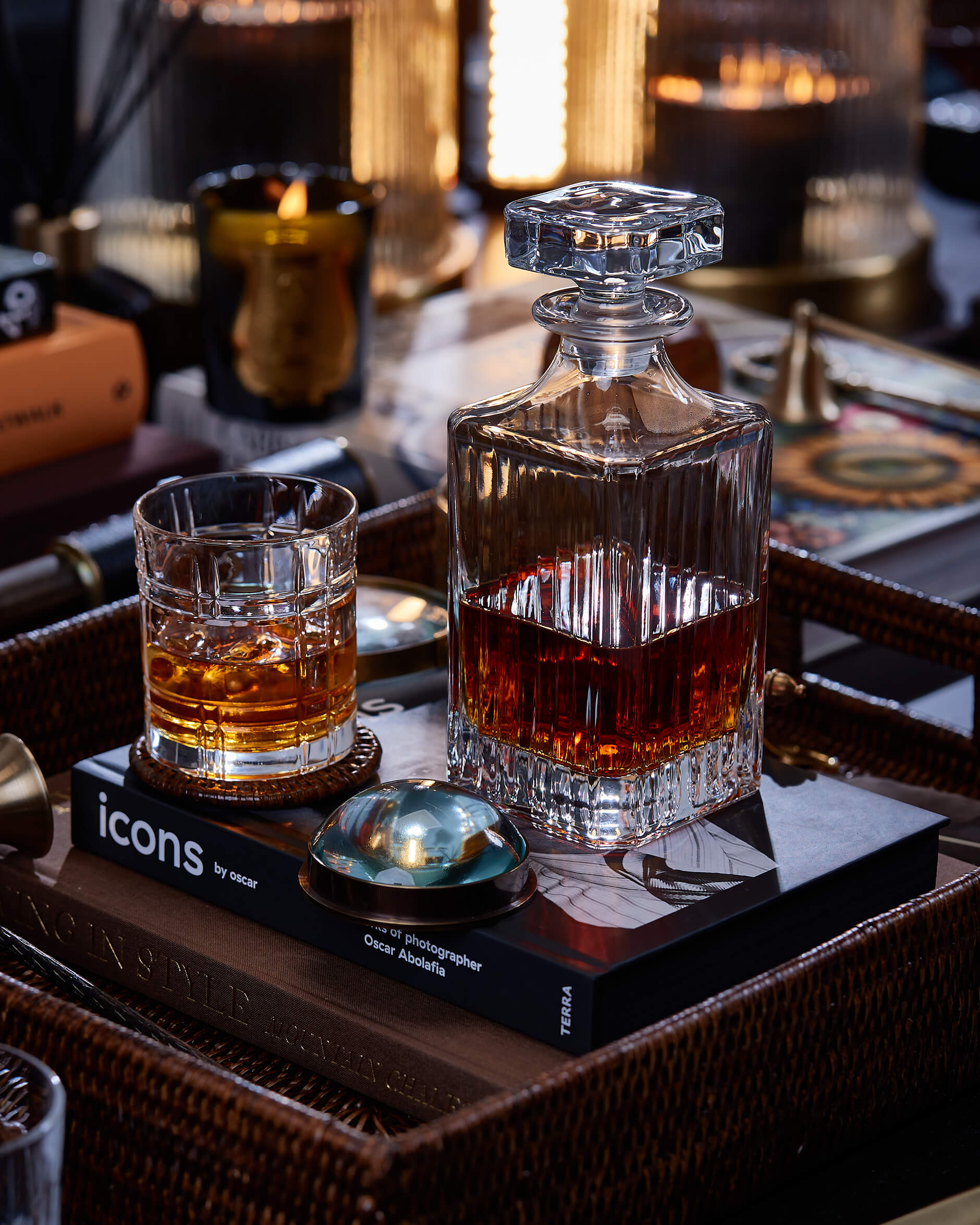 Manhattan dekanter kristall