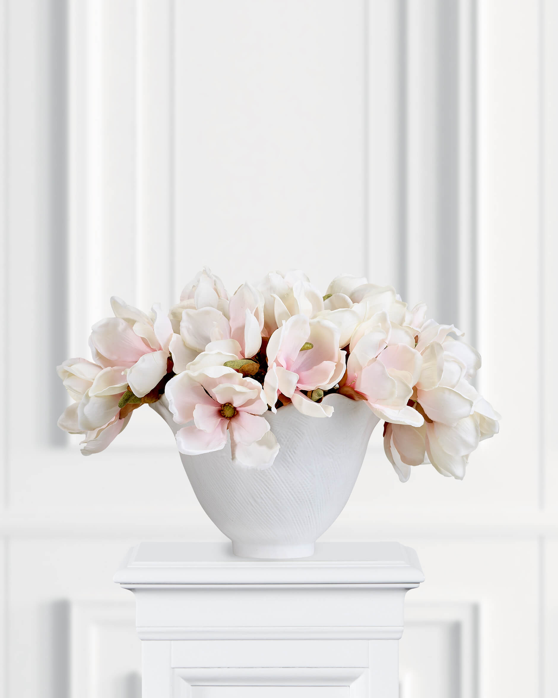 Magnolia snittblomma vit/rosa