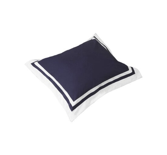 Blue/White - Belgravia Pillowcase White/grey