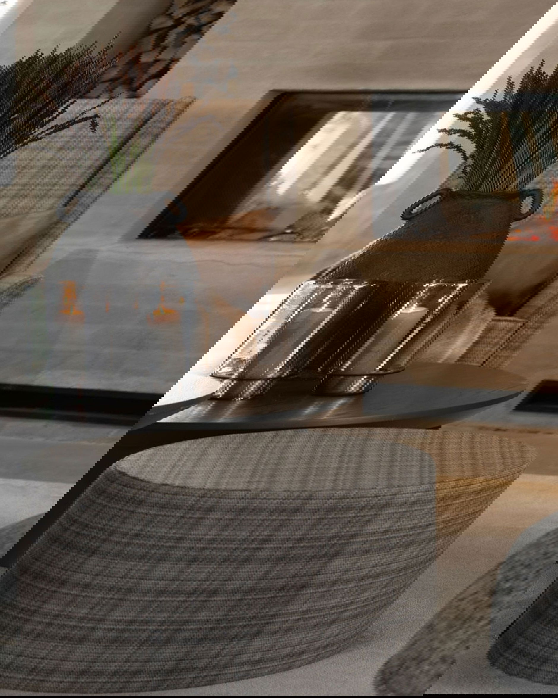 Reef kynttilälyhty smoke grey