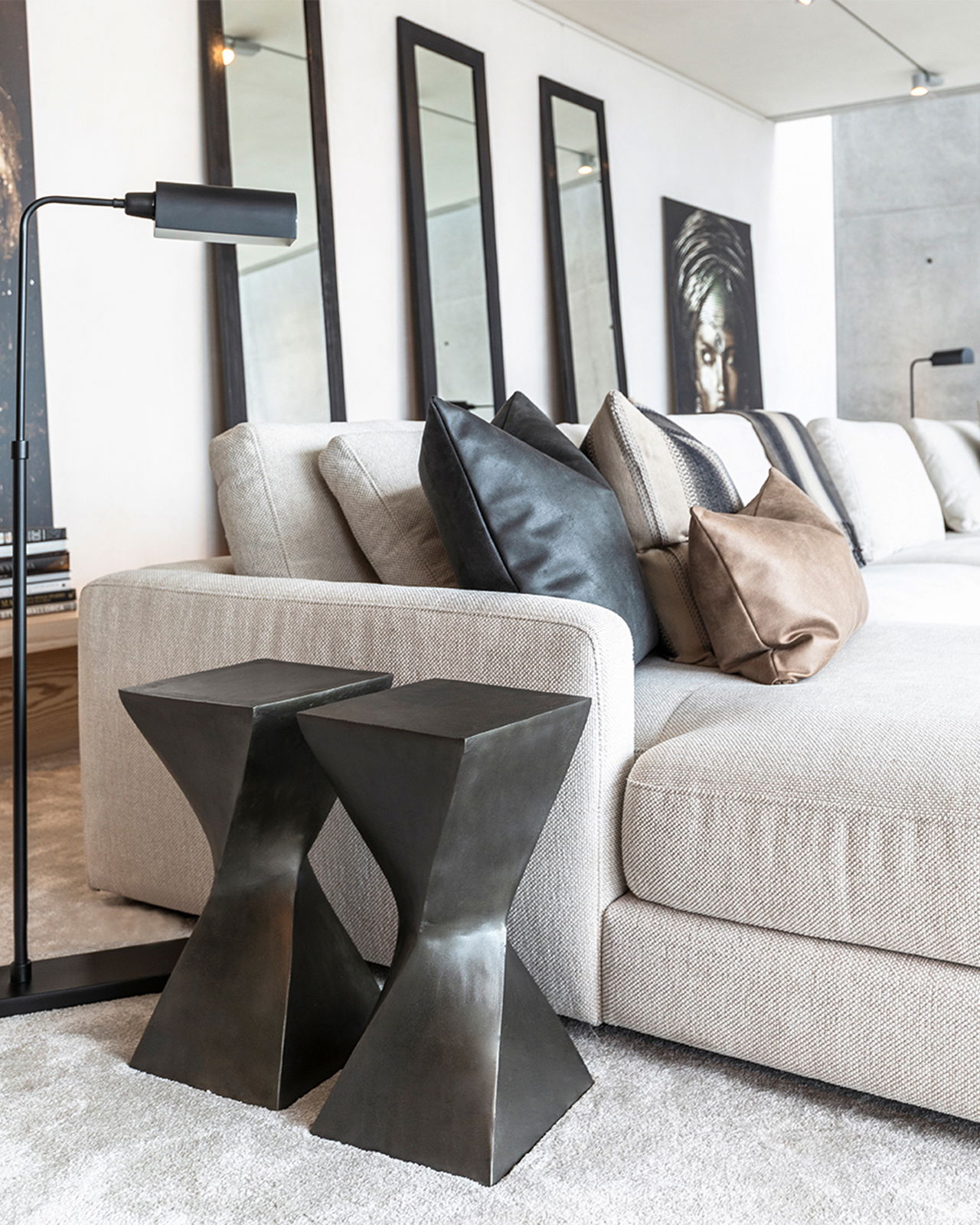 Filato sidobord lead antique