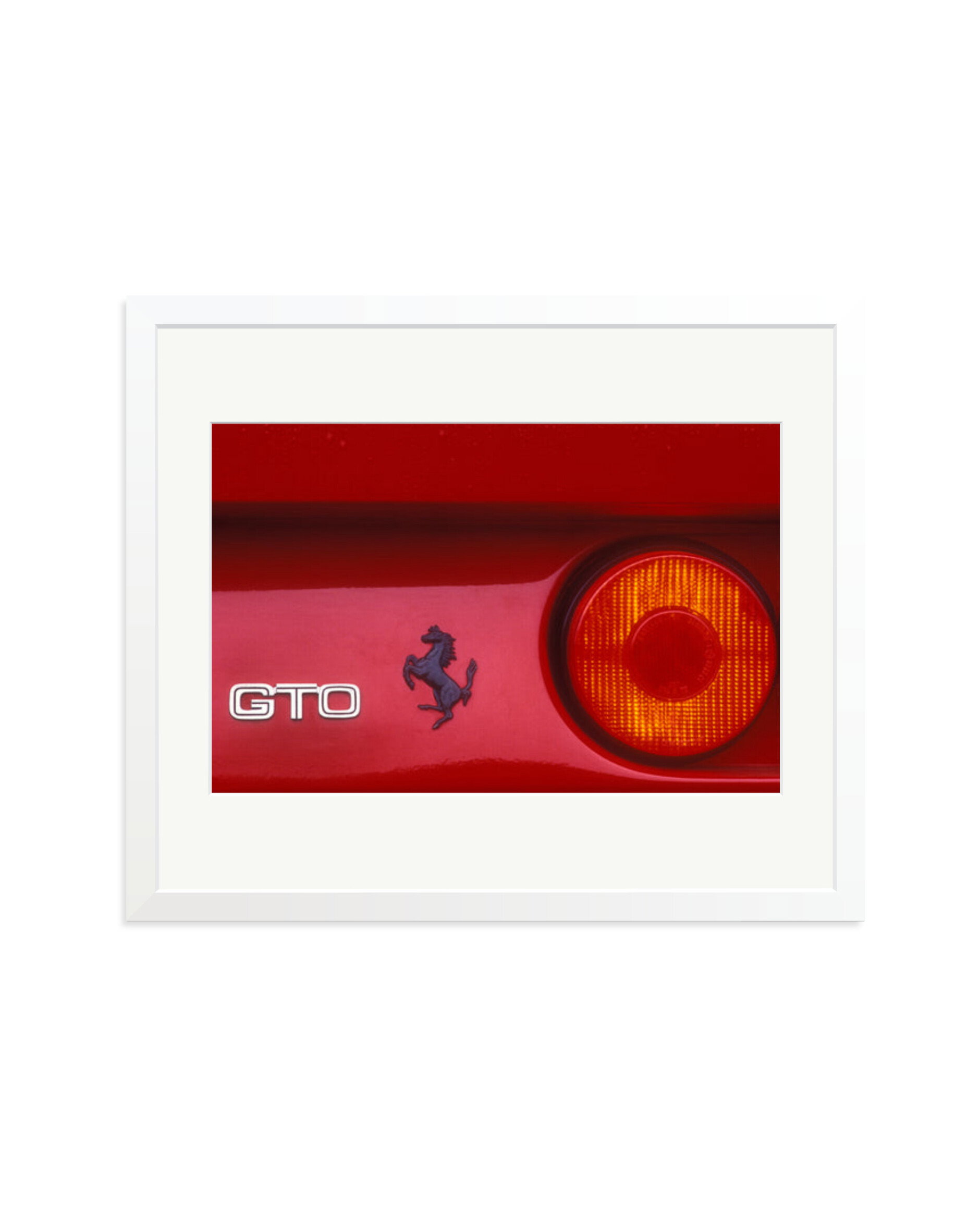 Ferrari 288 badge White / Large