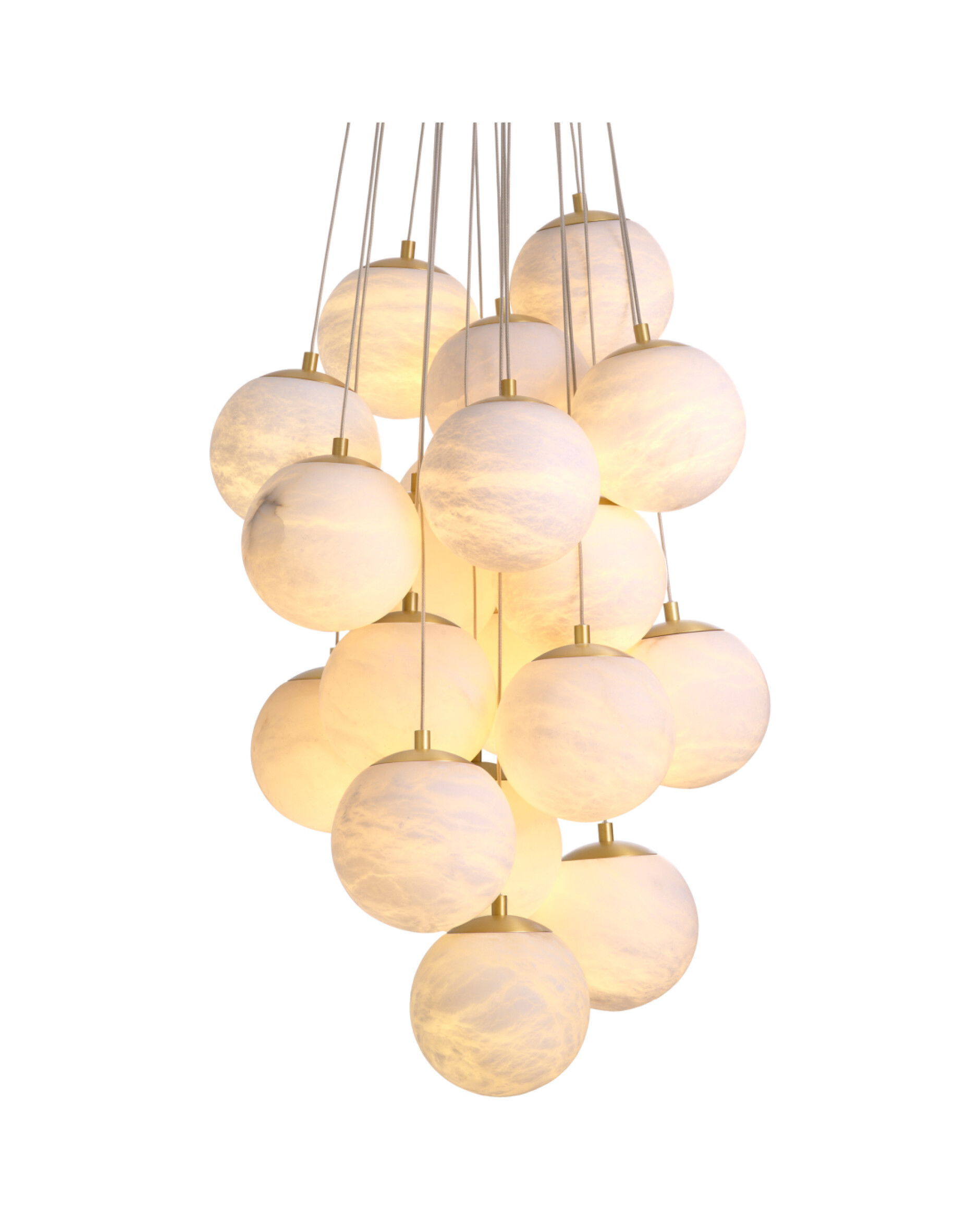 Sphinx taklampa alabaster