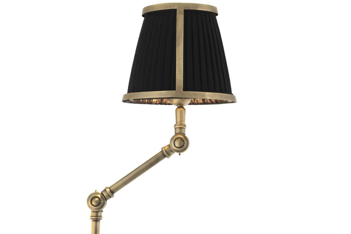 Brunswick vägglampa mässing exkl. skärm OUTLET