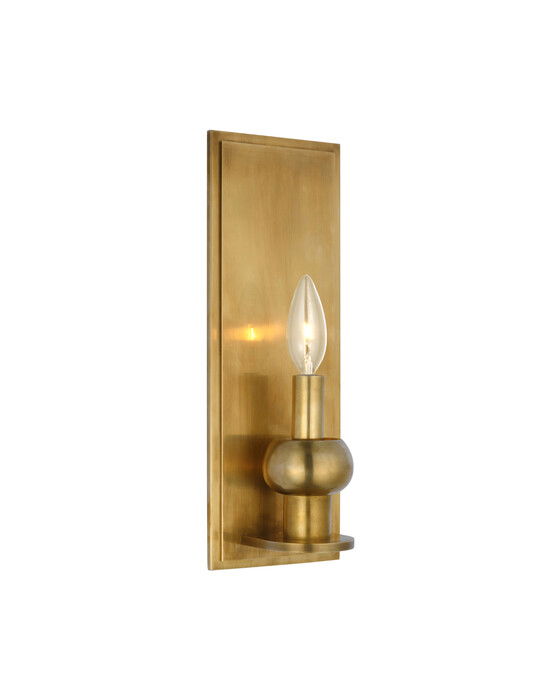 Comtesse vägglampa antik mässing