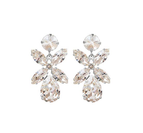 null - Dione earrings crystal rhodium