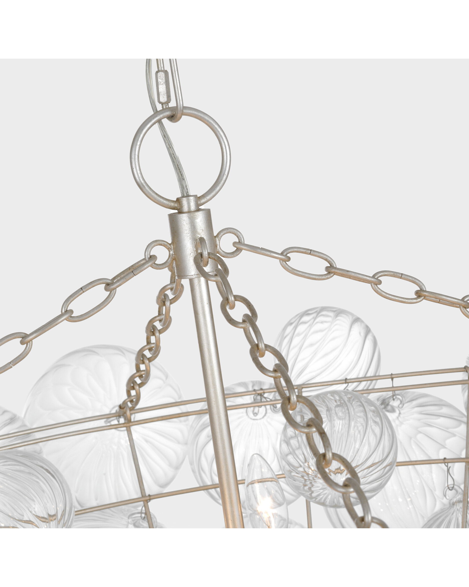 Talia 46" takkrona silver