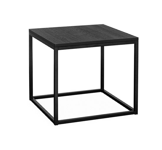 Black oak - Mason Side Table Black Square