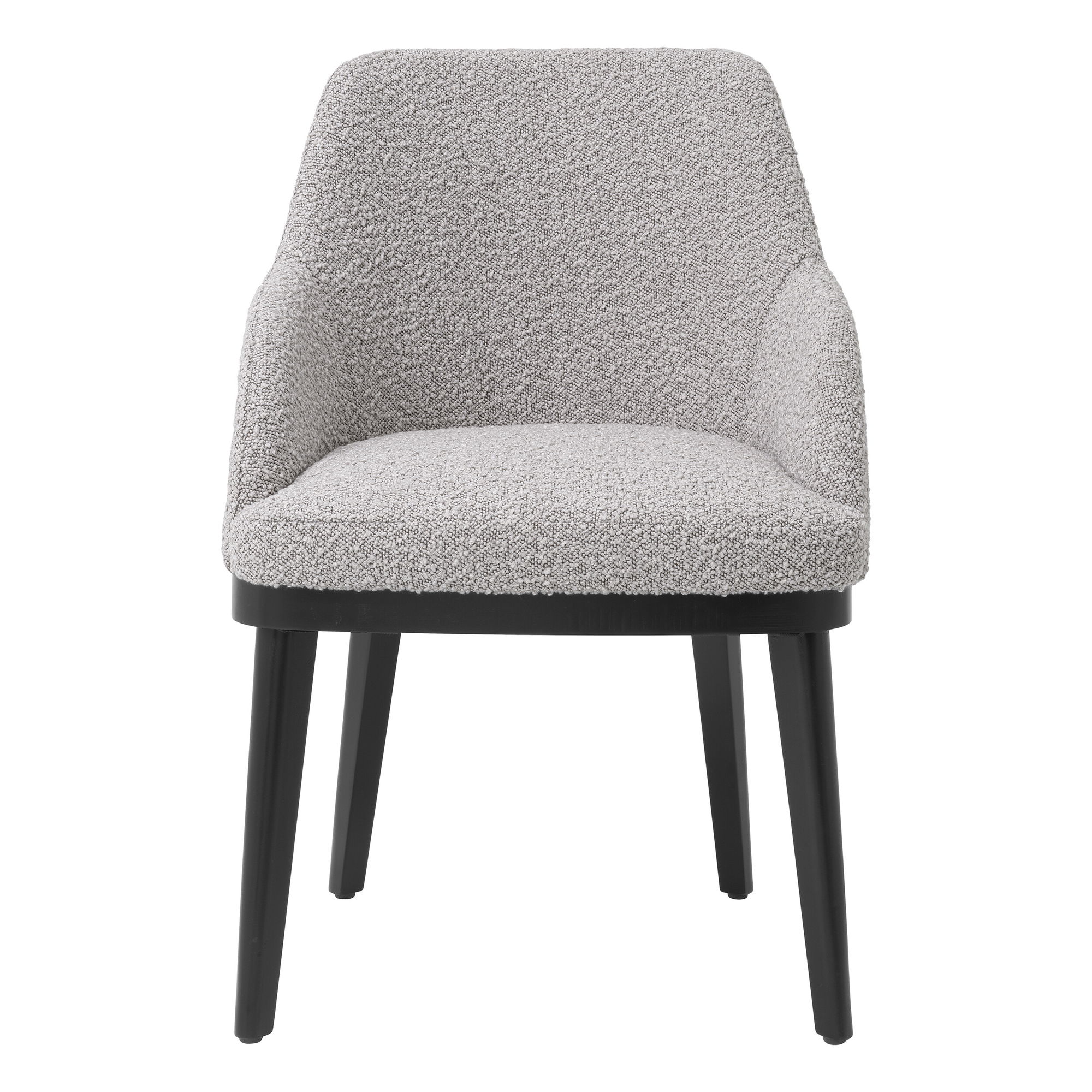 Costa Dining Chair Bouclé Grey