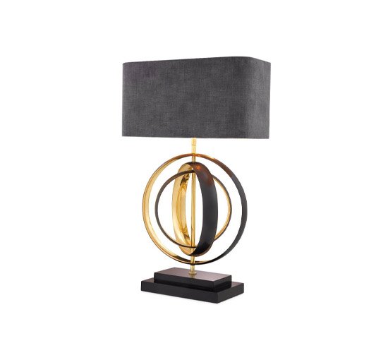 Riley table lamp brass
