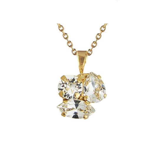 Gold - Ana Necklace Crystal