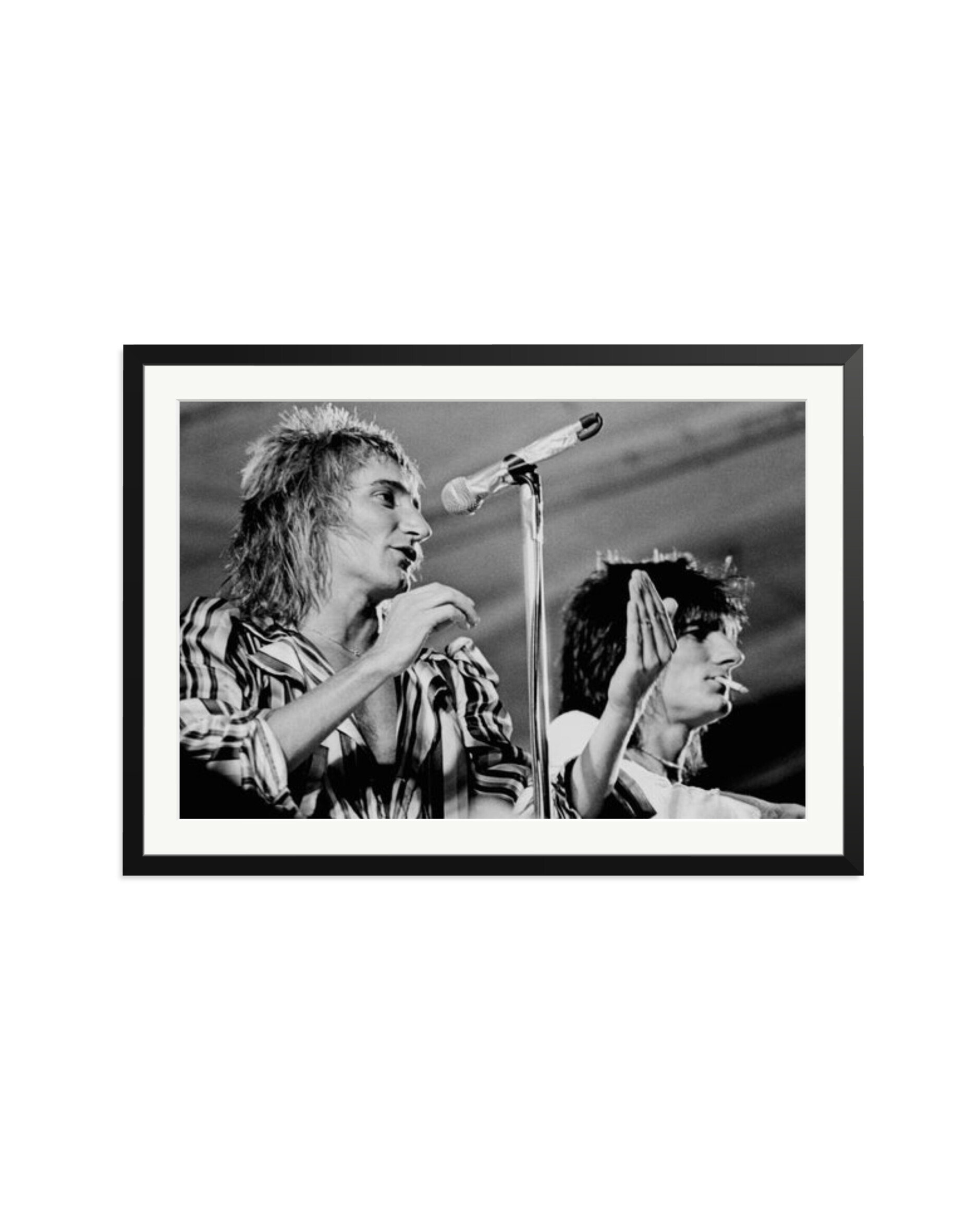 Rod Stewart & Ron Wood 1975 Black / XXL