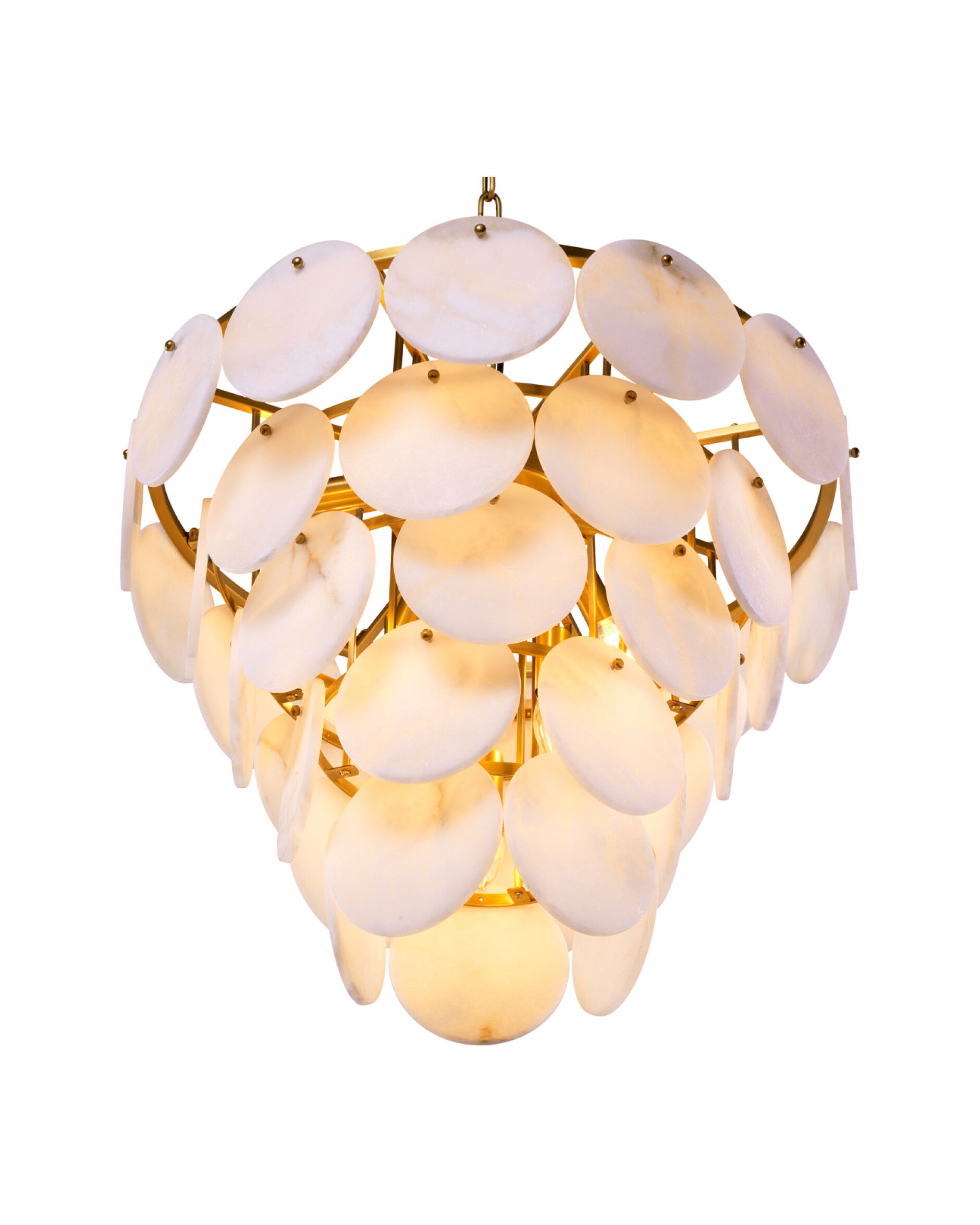 Clementina takkrona antik mässing