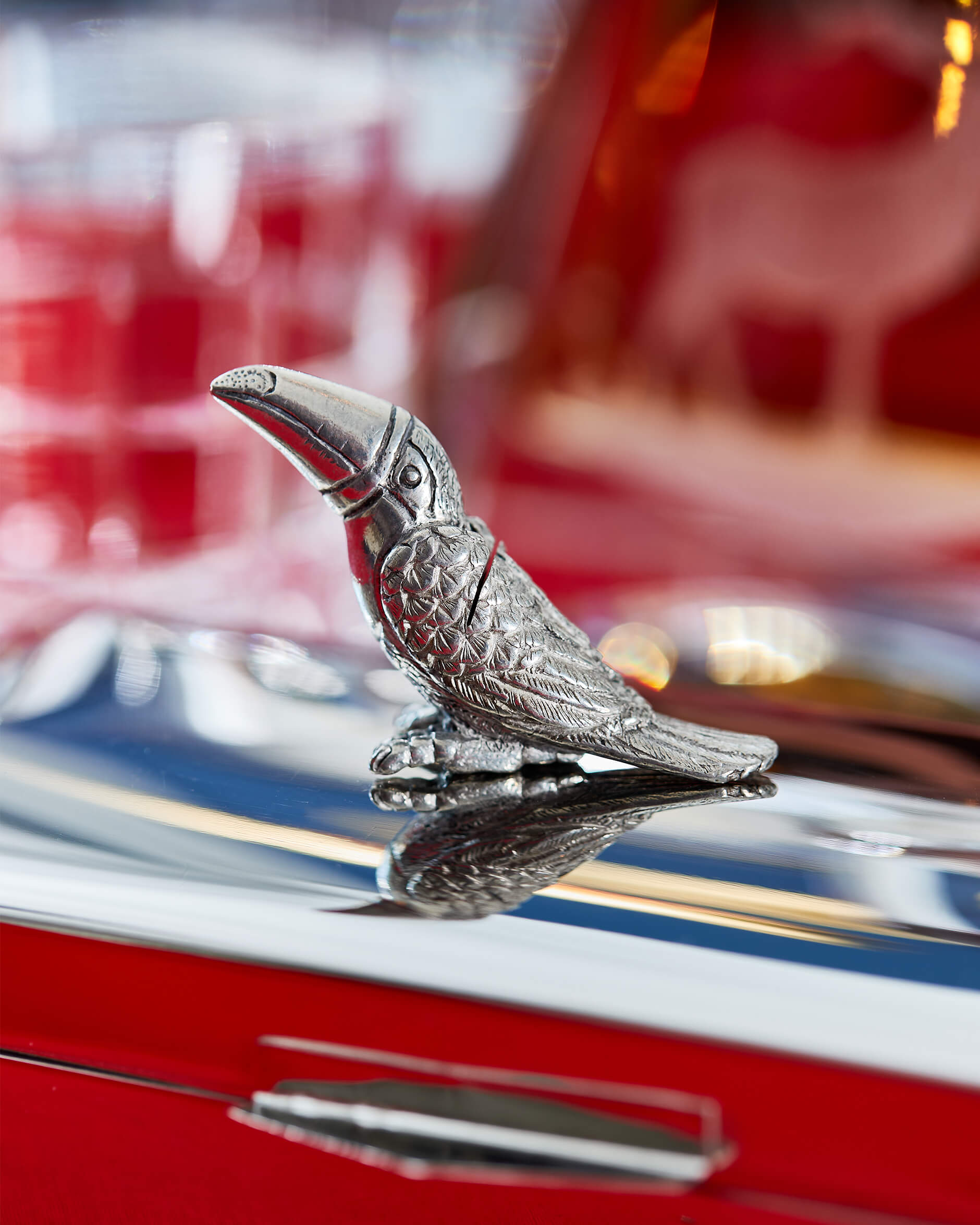 Tukan placeringskortshållare tenn