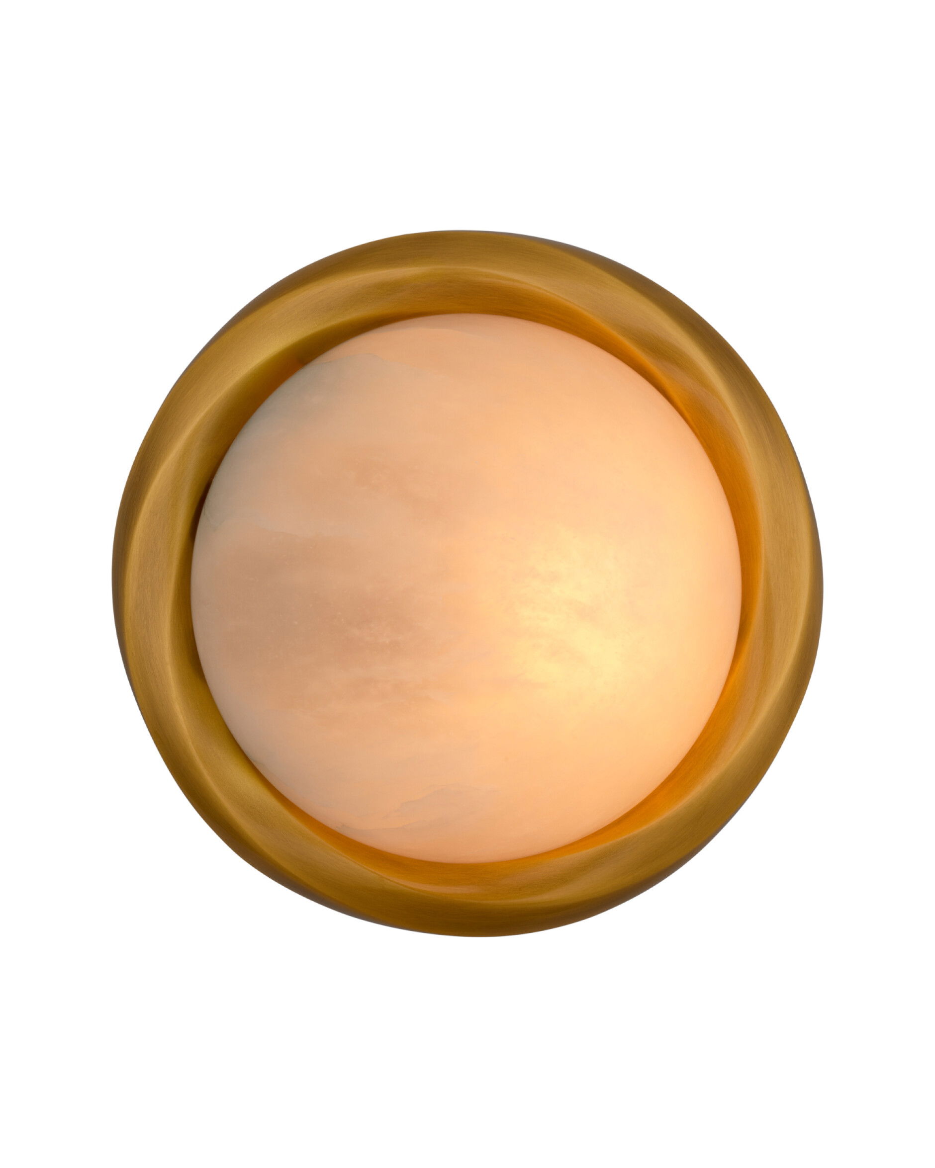 Vigo vägglampa antik mässing