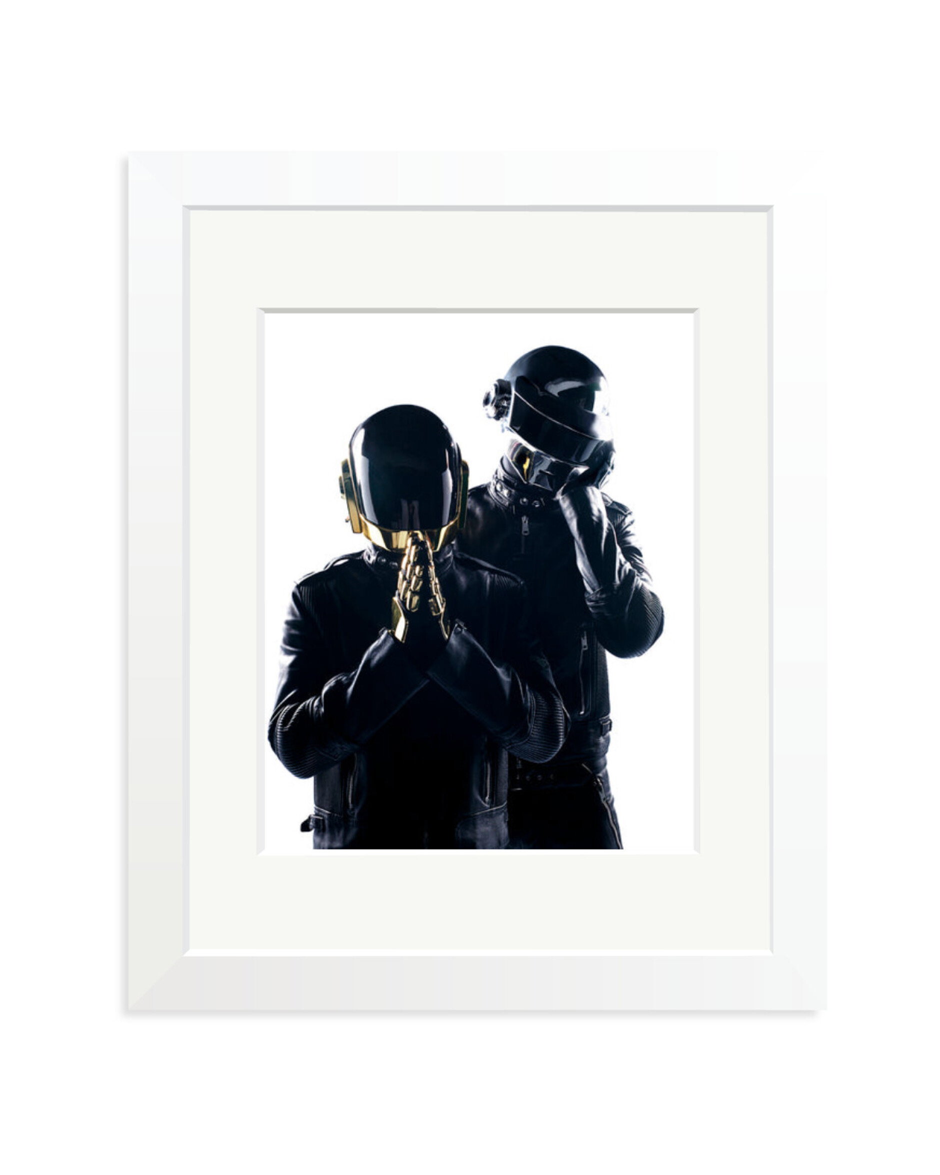 Daft Punk Robot Pray White / Small