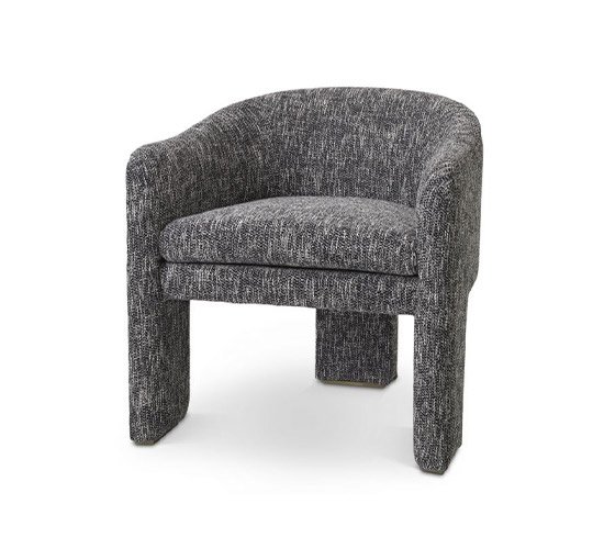 Cambon black - Pebbles armchair beige