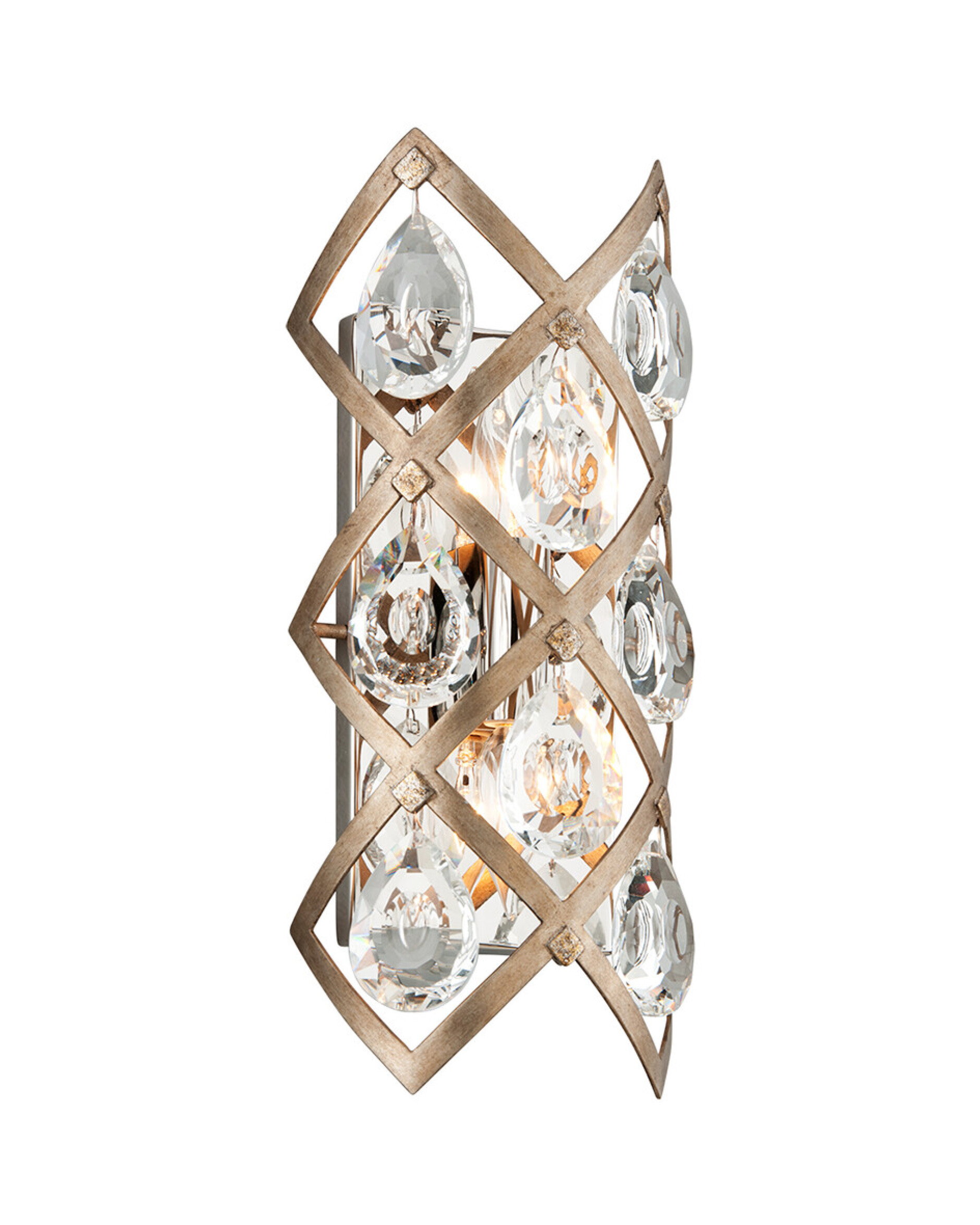 Tiara vägglampa silver
