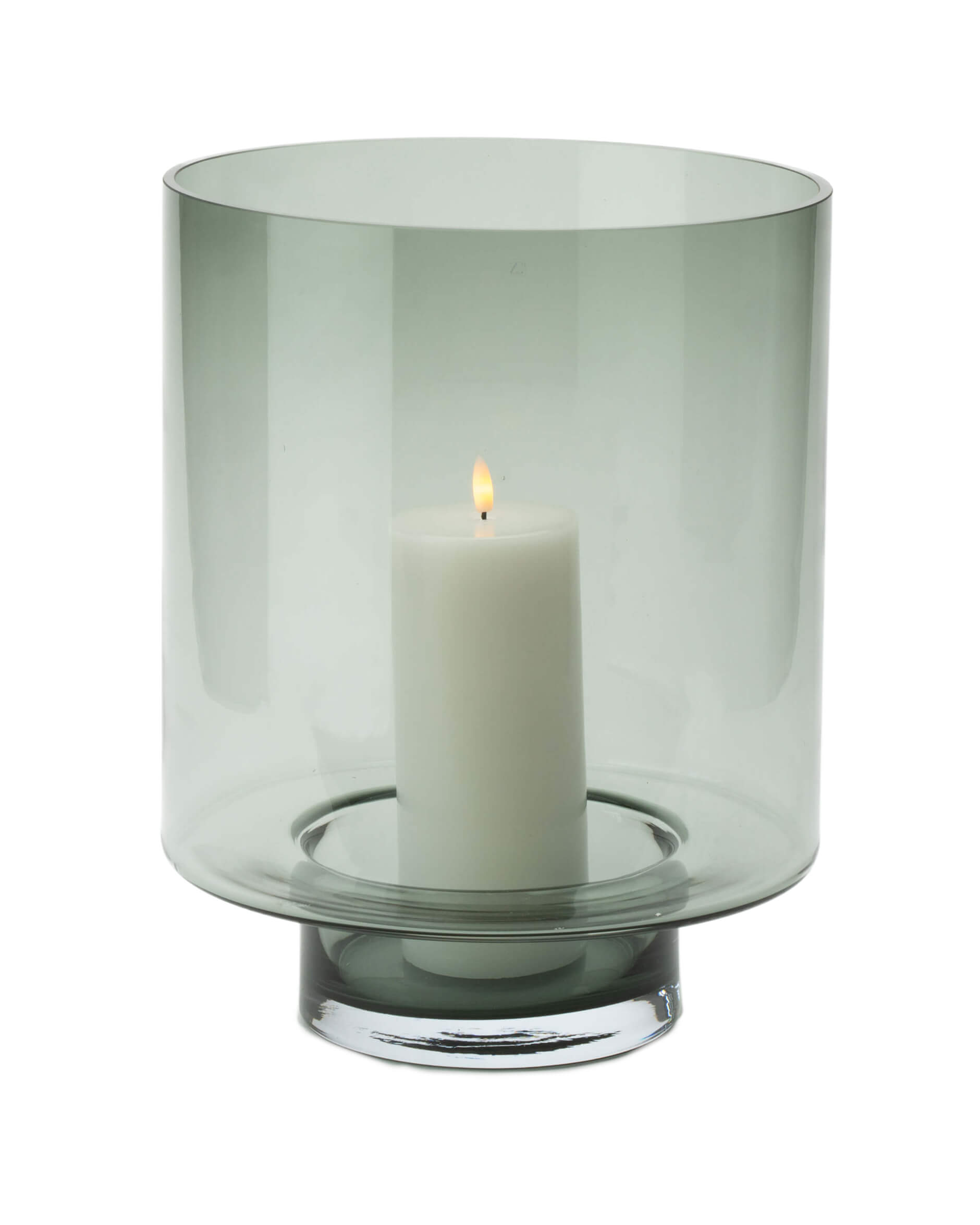 Toulon vase smoke gray