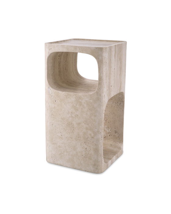 adler sidobord travertine