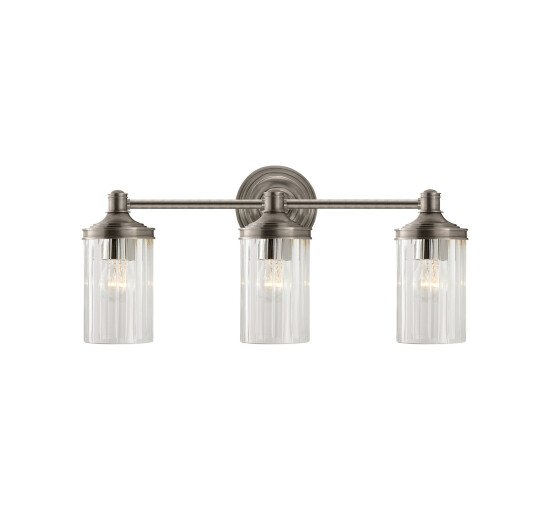 null - Ava Triple Sconce Antique Nickel