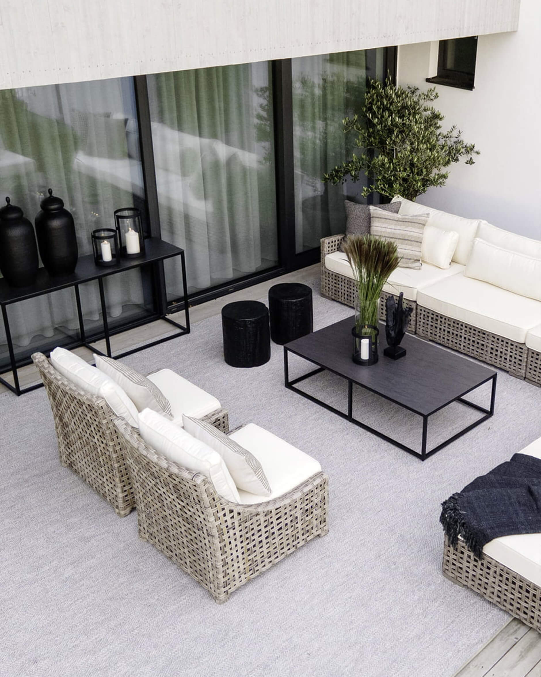 Romano soffbord grafit