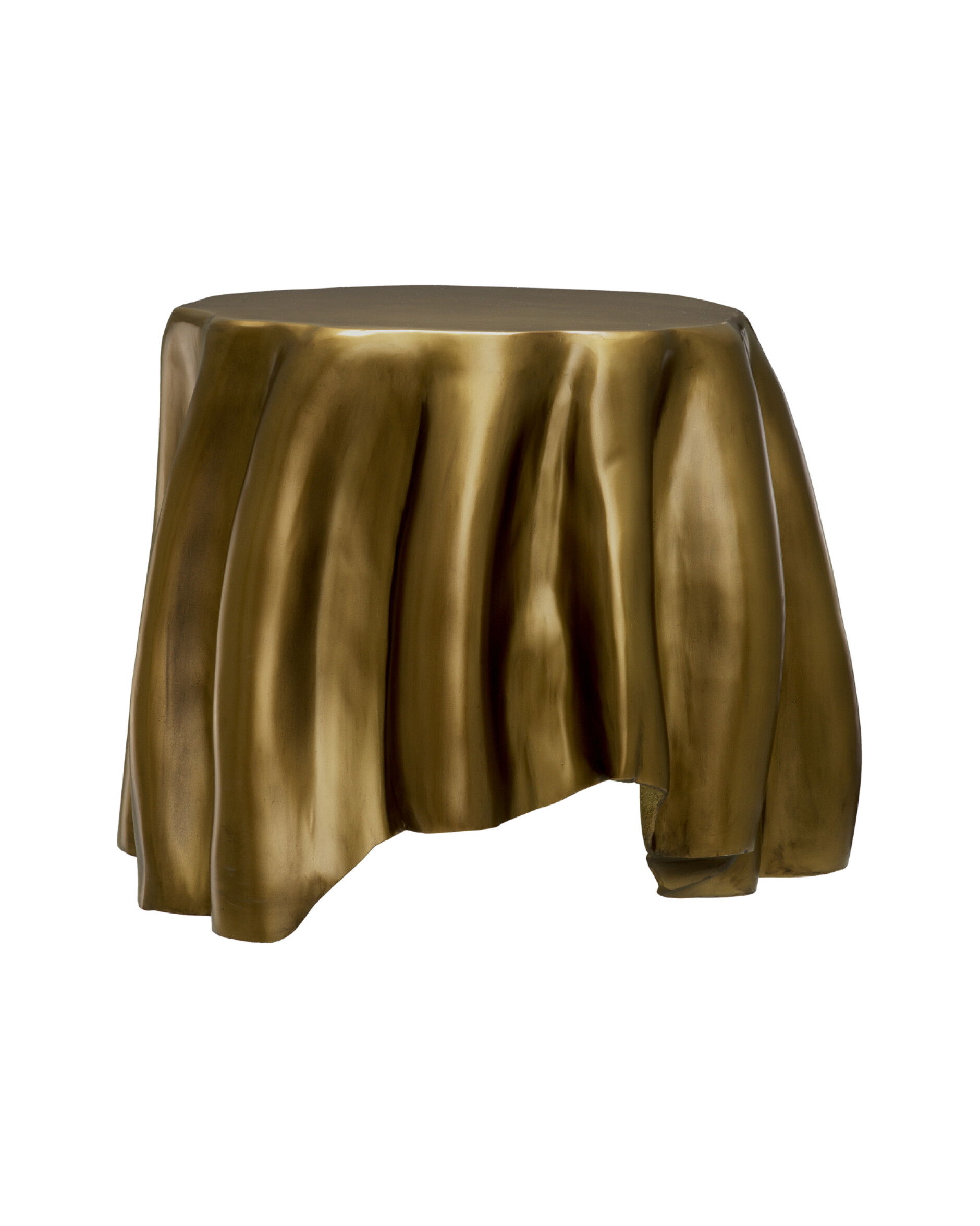 Chabot Side Table Vintage Brass