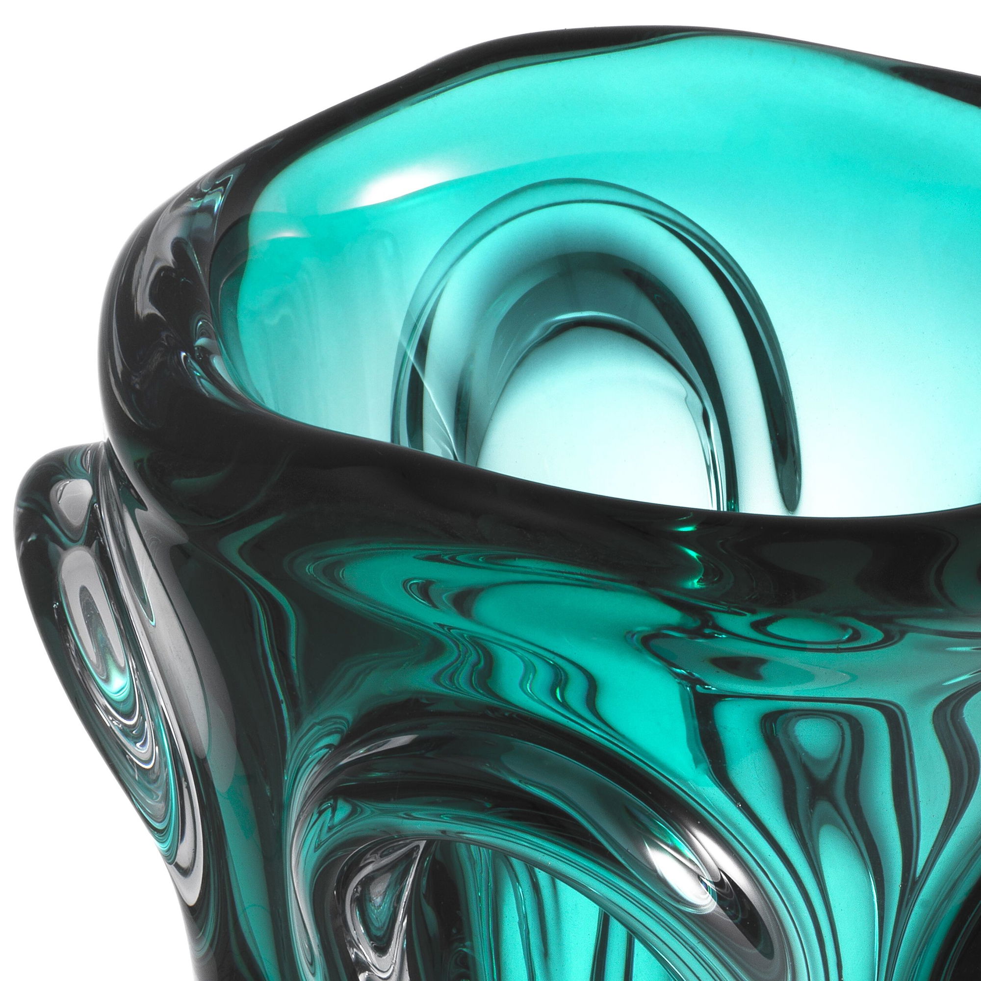 Vase Aila L turquoise OUTLET