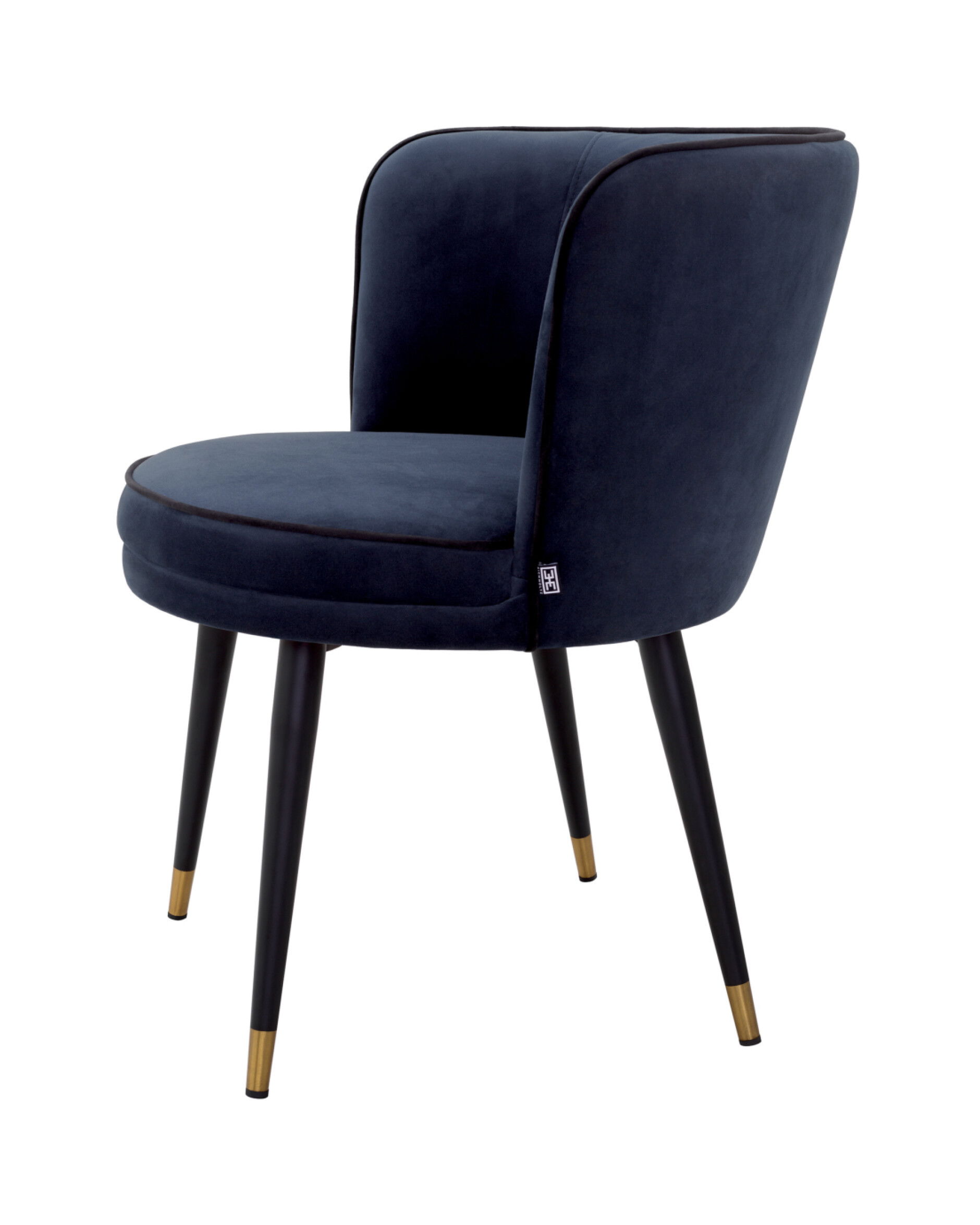 Grenada matstol savona midnight blue velvet