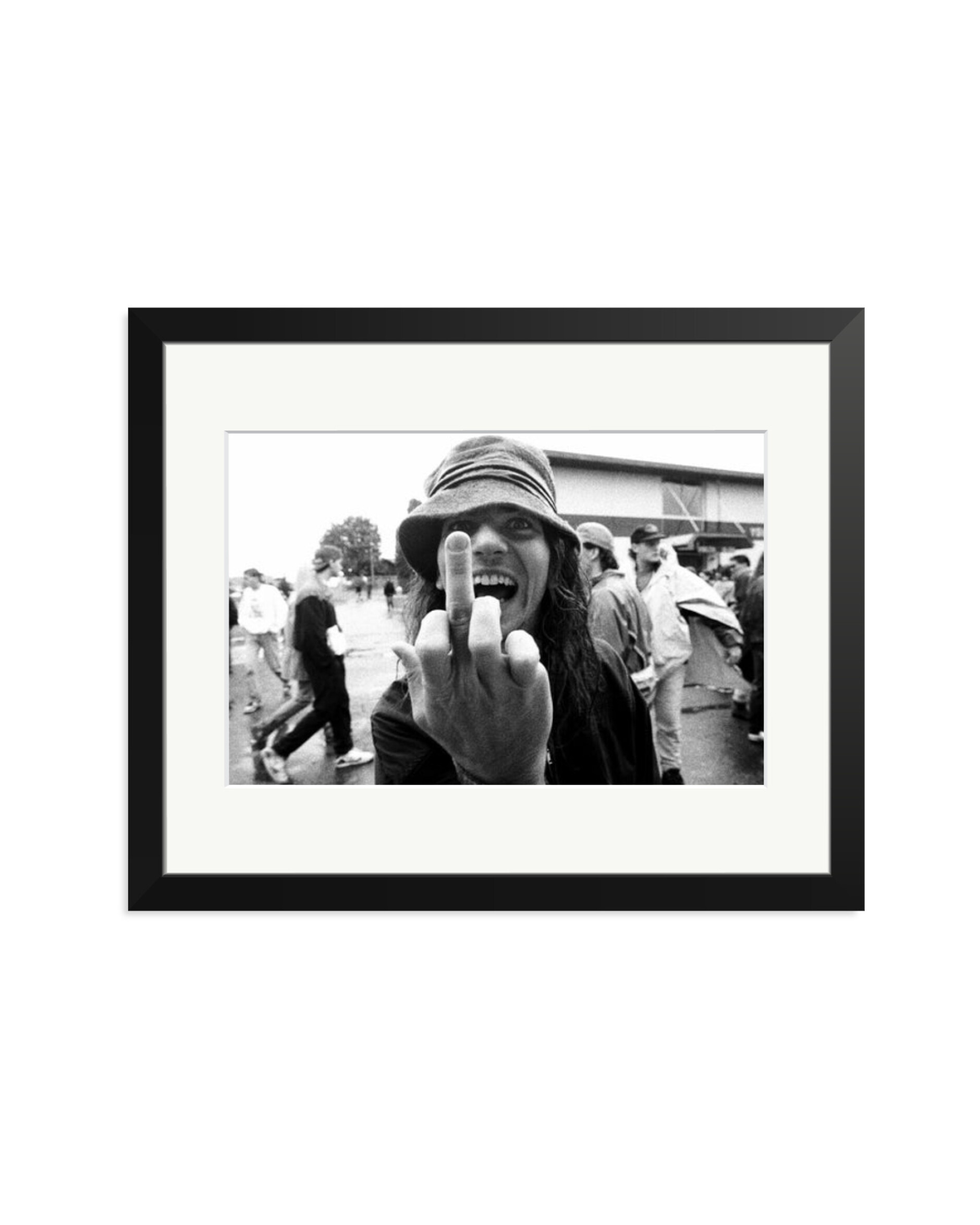 Eddie Vedder Flipping the Bird Black / Medium