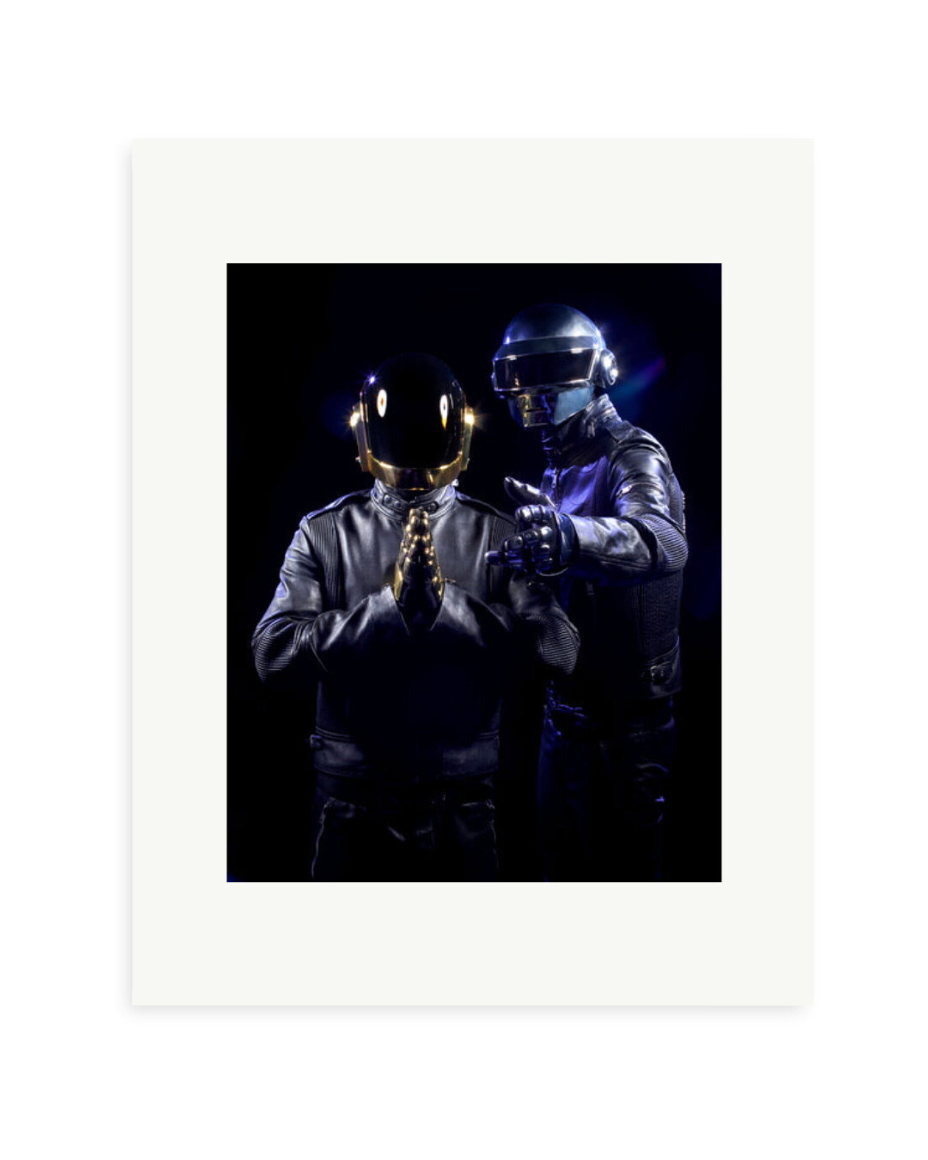 Daft Punk Robots black Print Only / Small