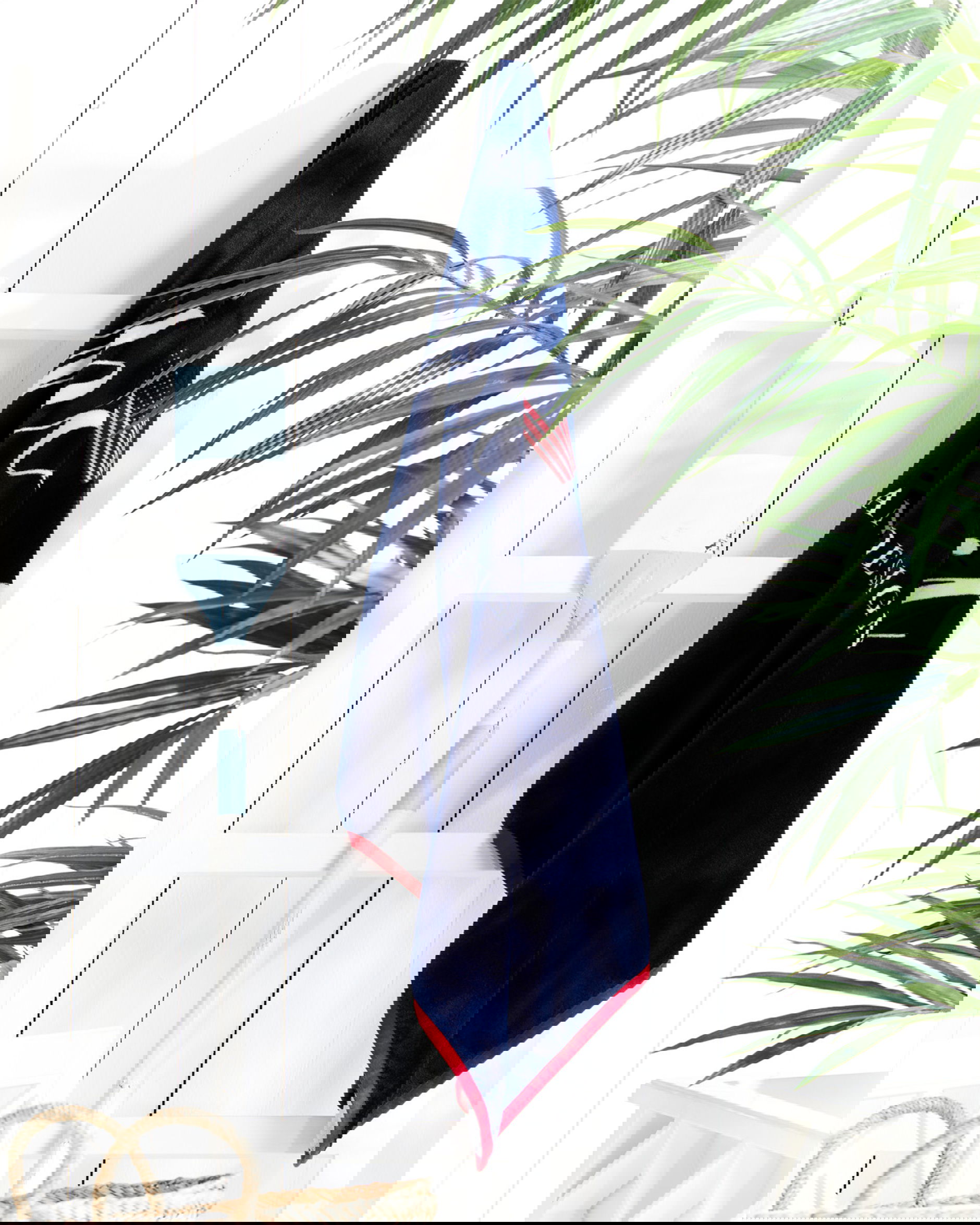 Pebble Beach rantapyyhe sininen